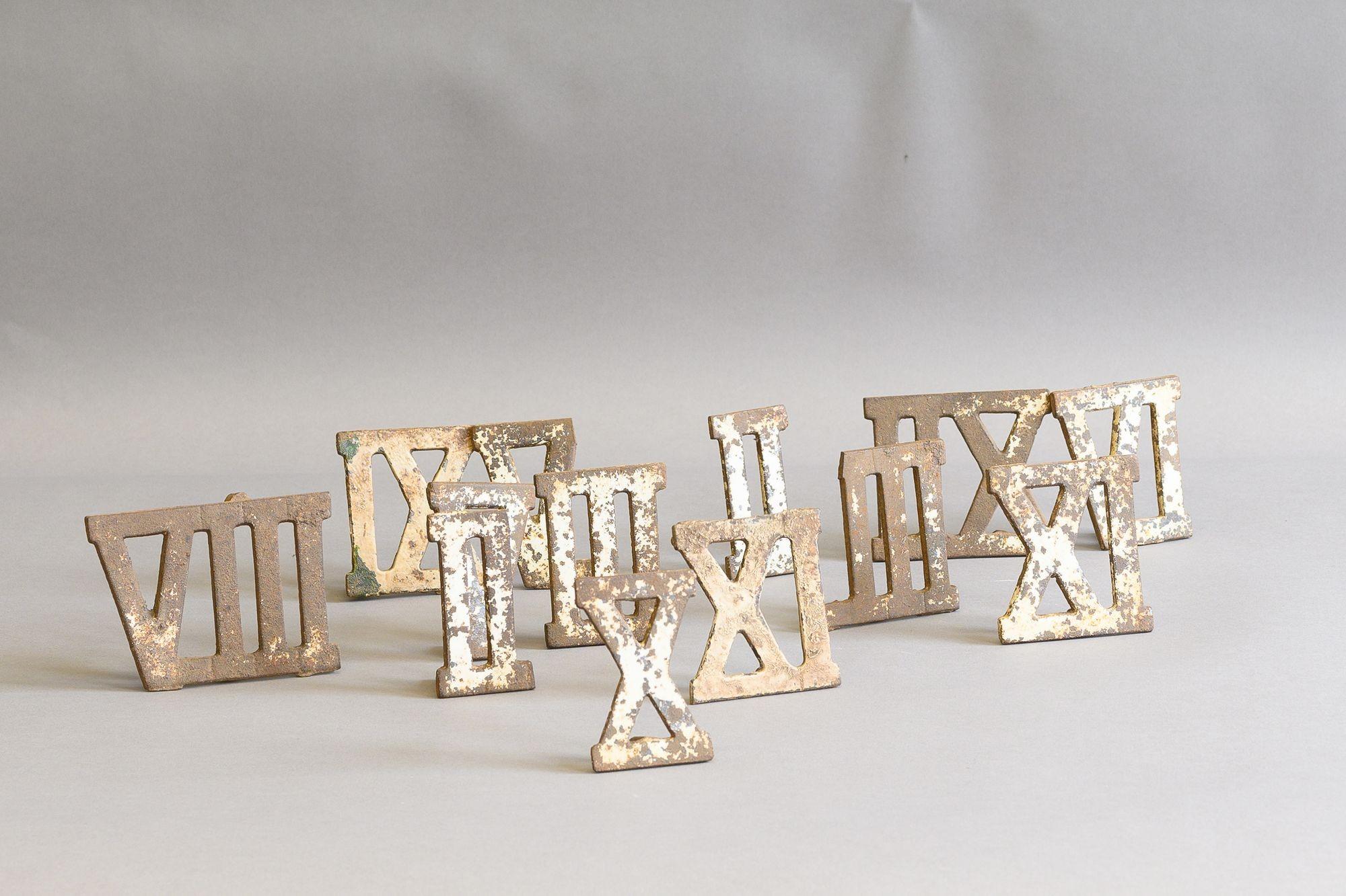 Classical Roman Collection of Roman Numerals For Sale