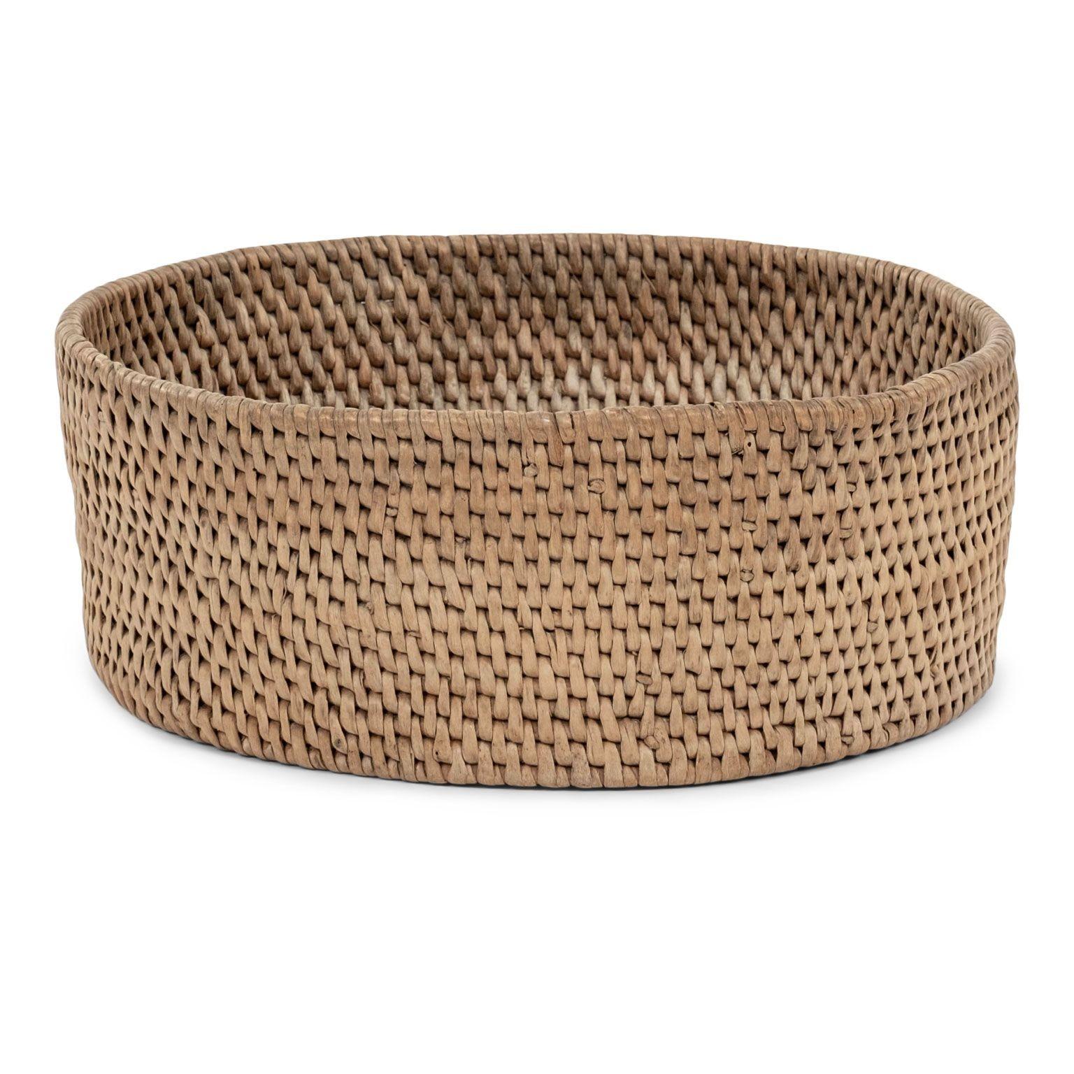 Folk Art Collection of Round Finely Woven-Birch Swedish Cheese Baskets For Sale