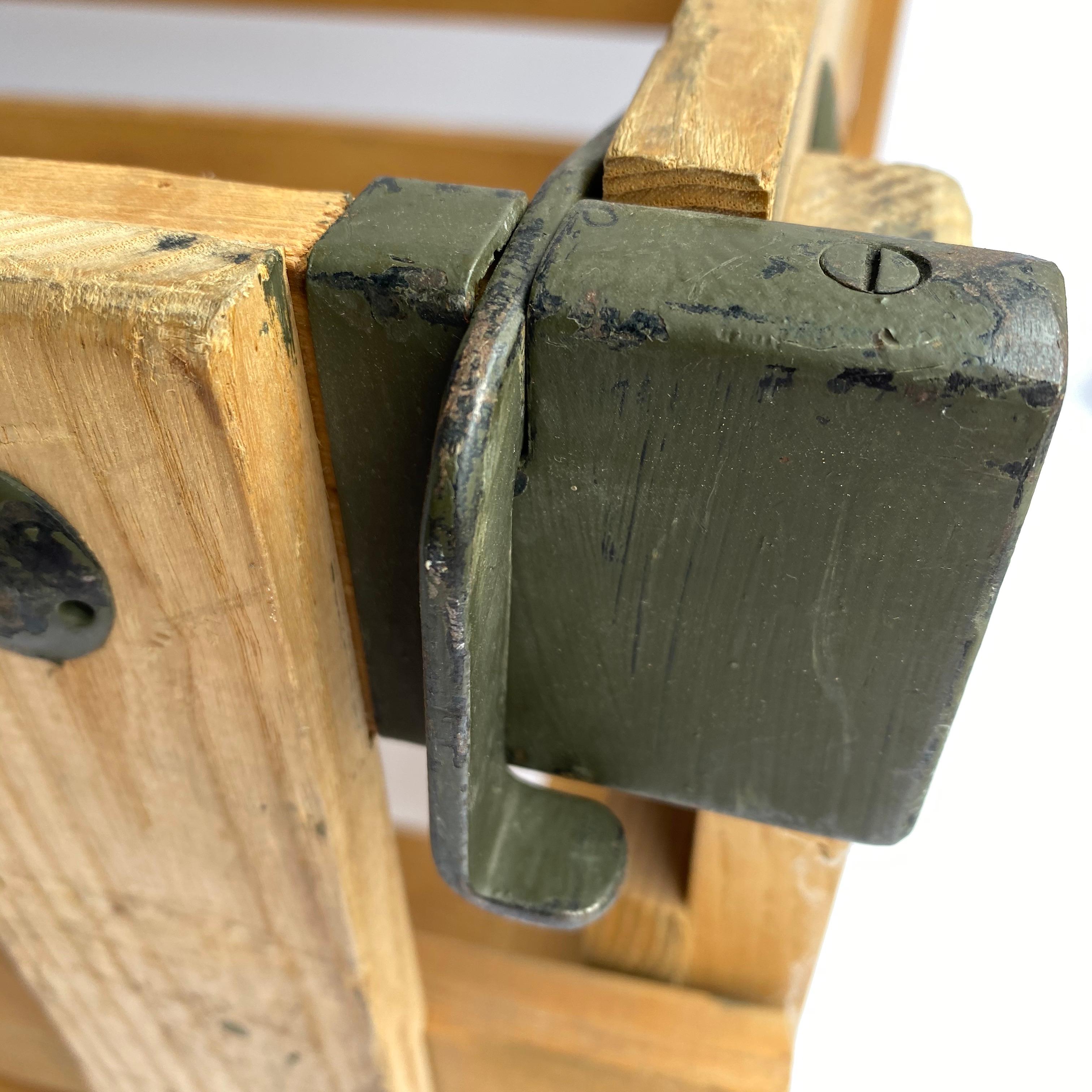 Hand-Crafted Collection of Rustic American Vintage Collapsible Crates