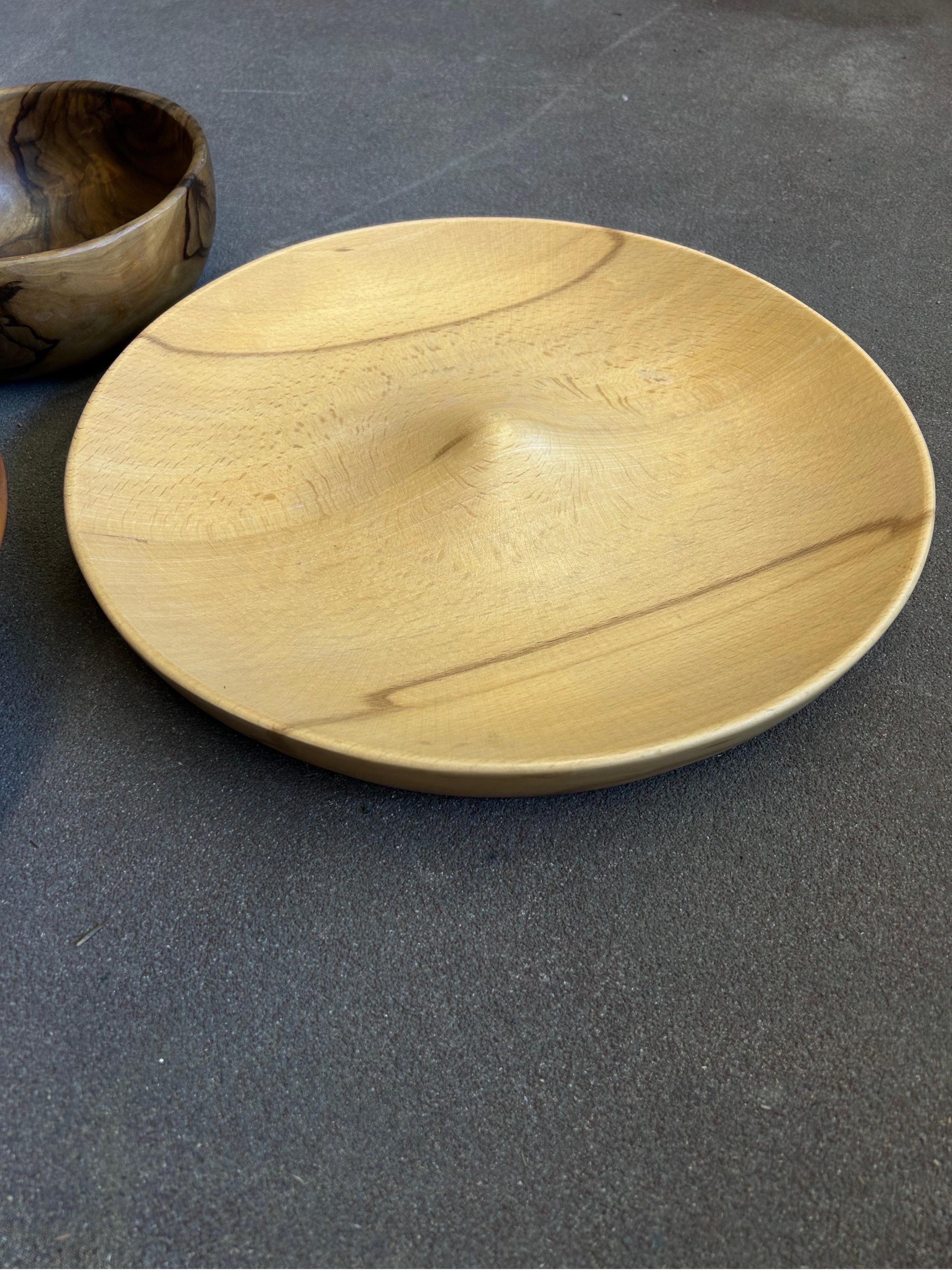 Late 20th Century Collection of Scandinavian Wooden Bowls and Dishes For Sale