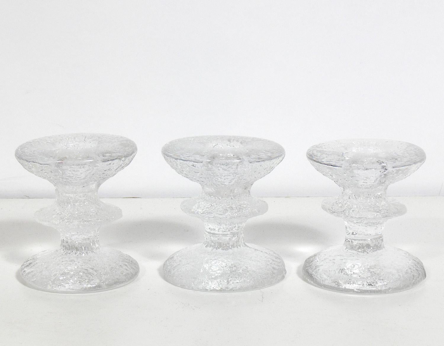 Mid-Century Modern Collection of Sculptural Festivo Candlesticks by Timo Sarpaneva