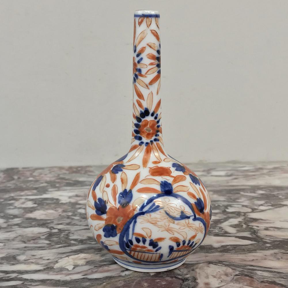 Collection of Seven 19th Century Imari Bud Vases 4