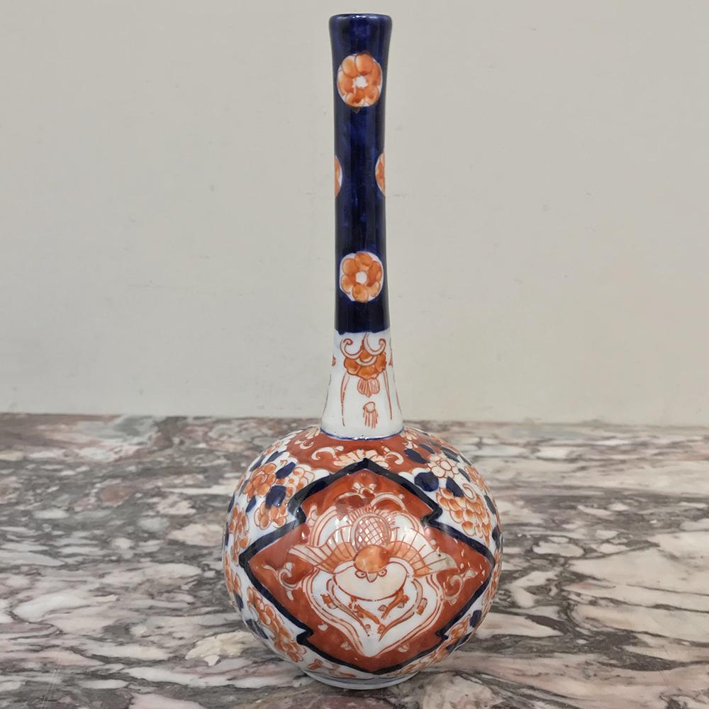 Ceramic Collection of Seven 19th Century Imari Bud Vases
