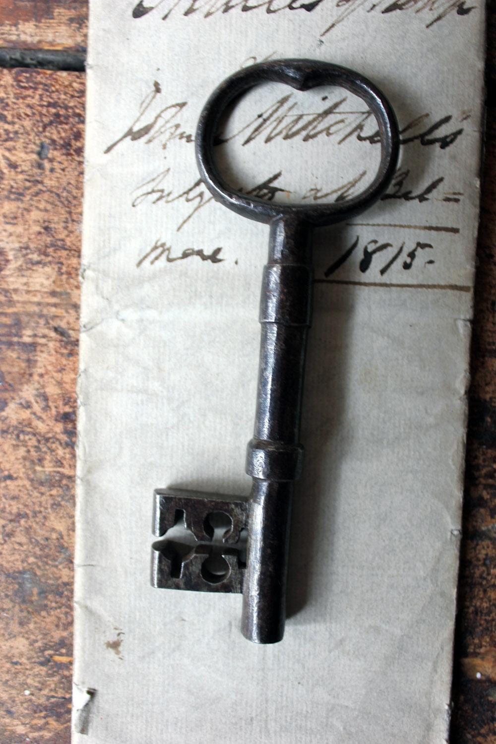Collection of Seven Antique Keys, circa 1790-1850 4