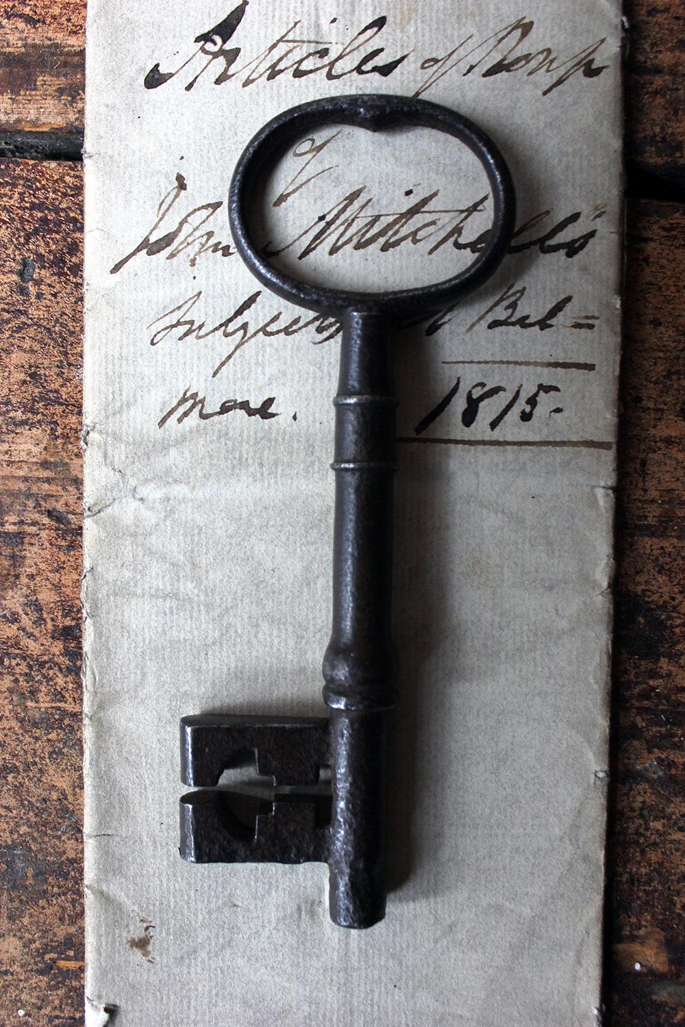 Collection of Seven Antique Keys, circa 1790-1850 5