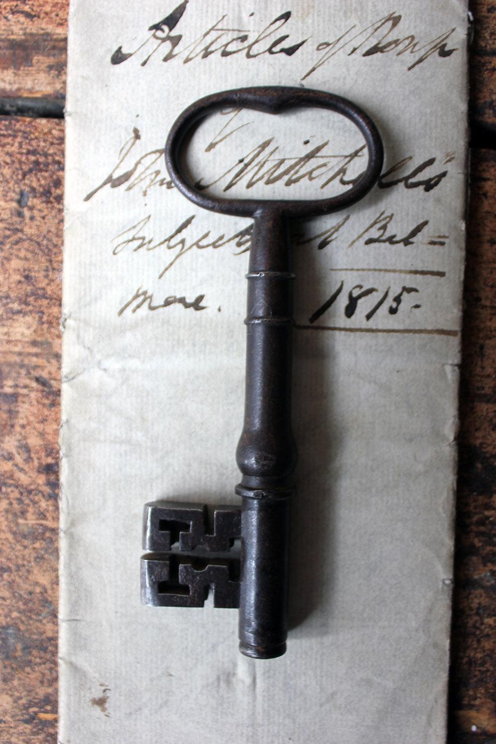 Collection of Seven Antique Keys, circa 1790-1850 7