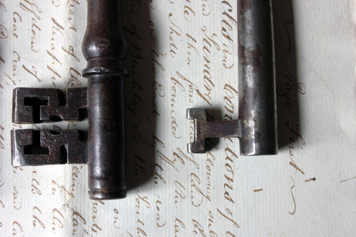 Collection of Seven Antique Keys, circa 1790-1850 1