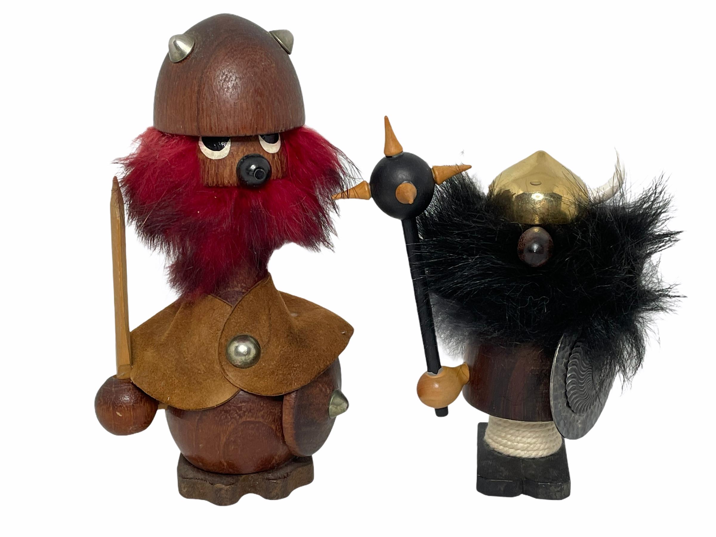 Mid-20th Century Collection of Seven Danish Vikings by Hans Bolling and Bojesen For Sale