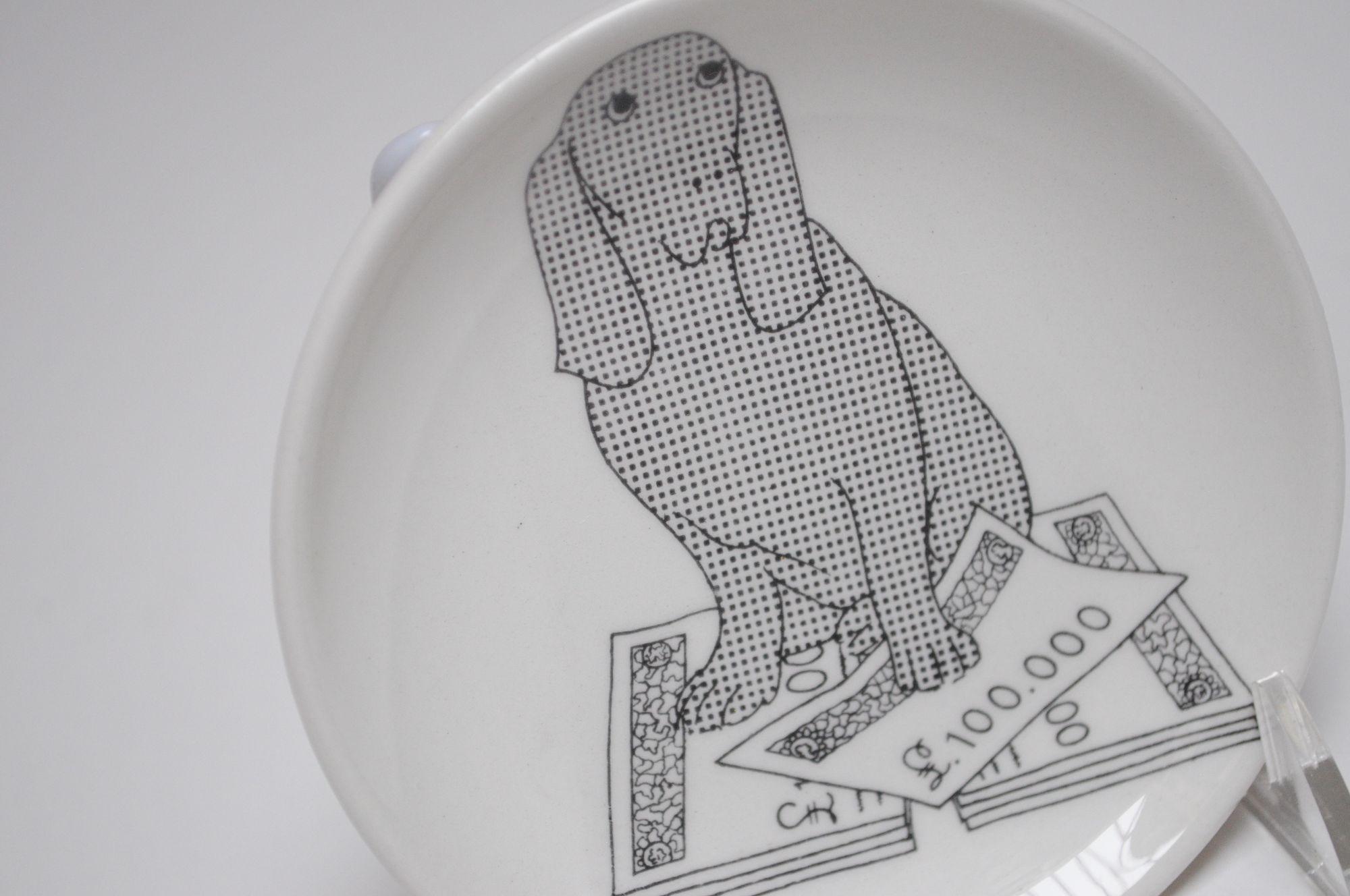 Collezione di sette sottobicchieri vintage di Piero Fornasetti per Banca Unione Milano 8