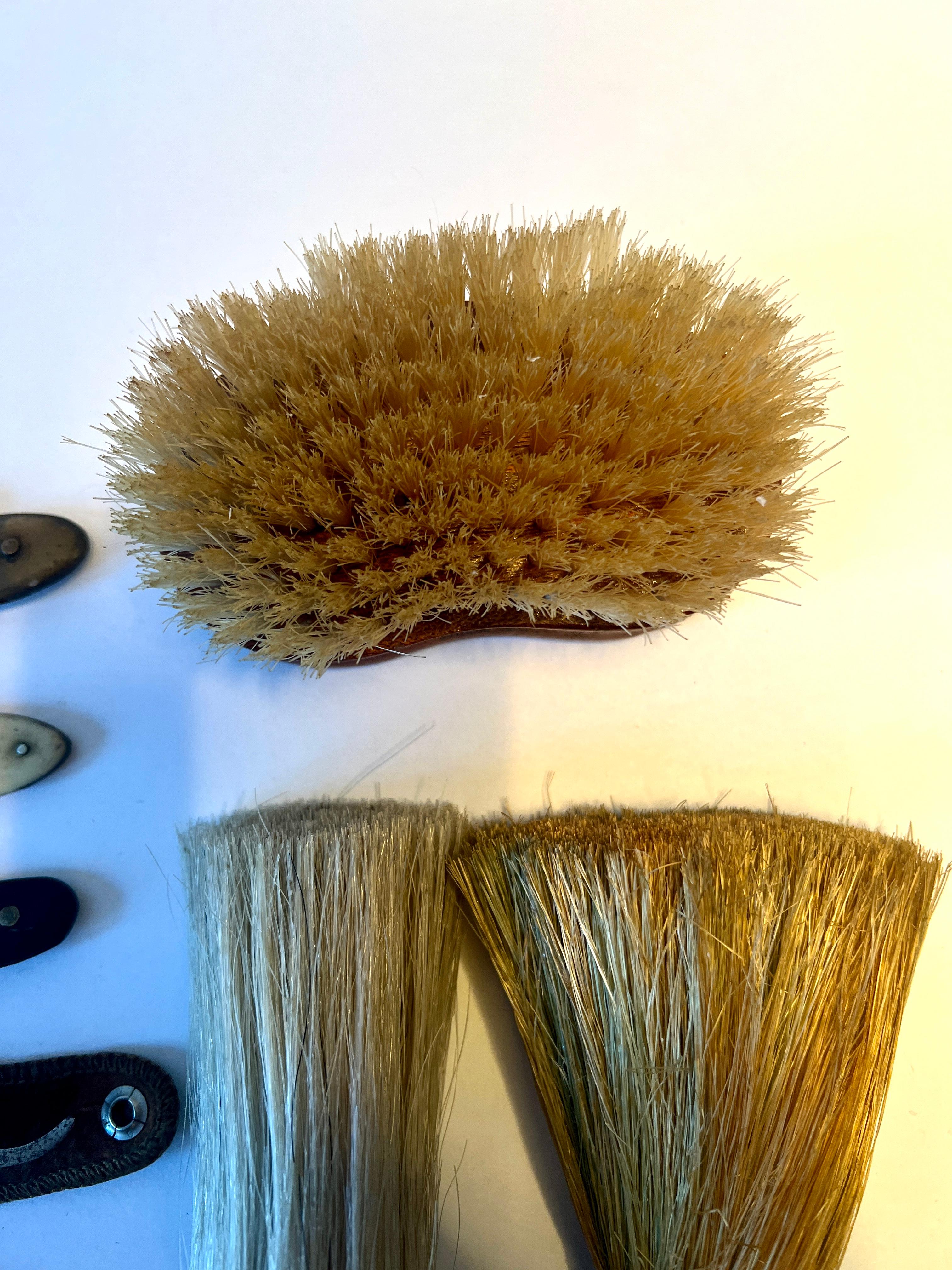 Collection of Shaving Razors Brushes and Clothing Brush For Sale 5
