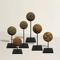 Collection of Six 19th Century Bronze Doorknobs from Chicago