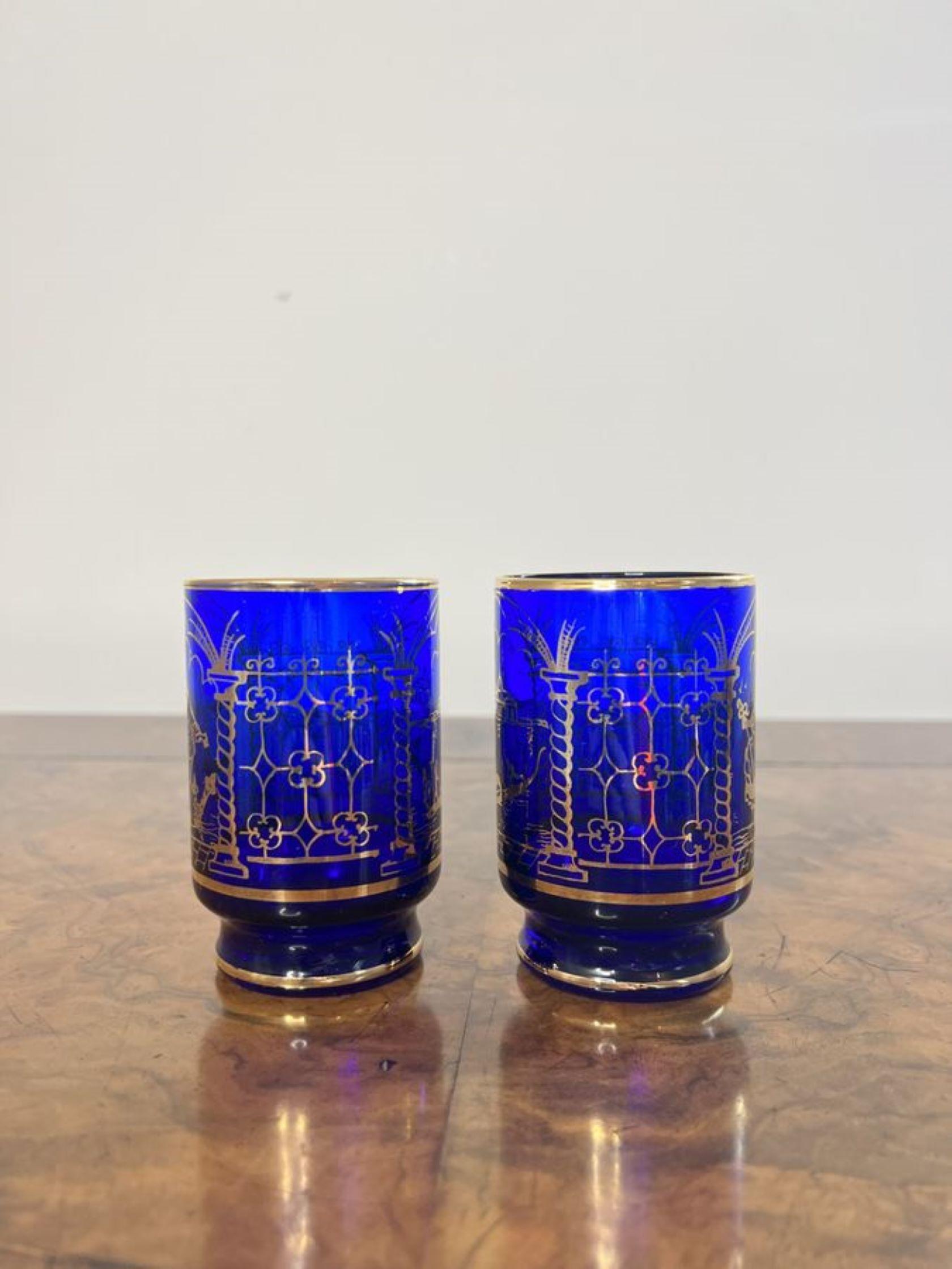 20th Century Collection of six antique glasses  For Sale