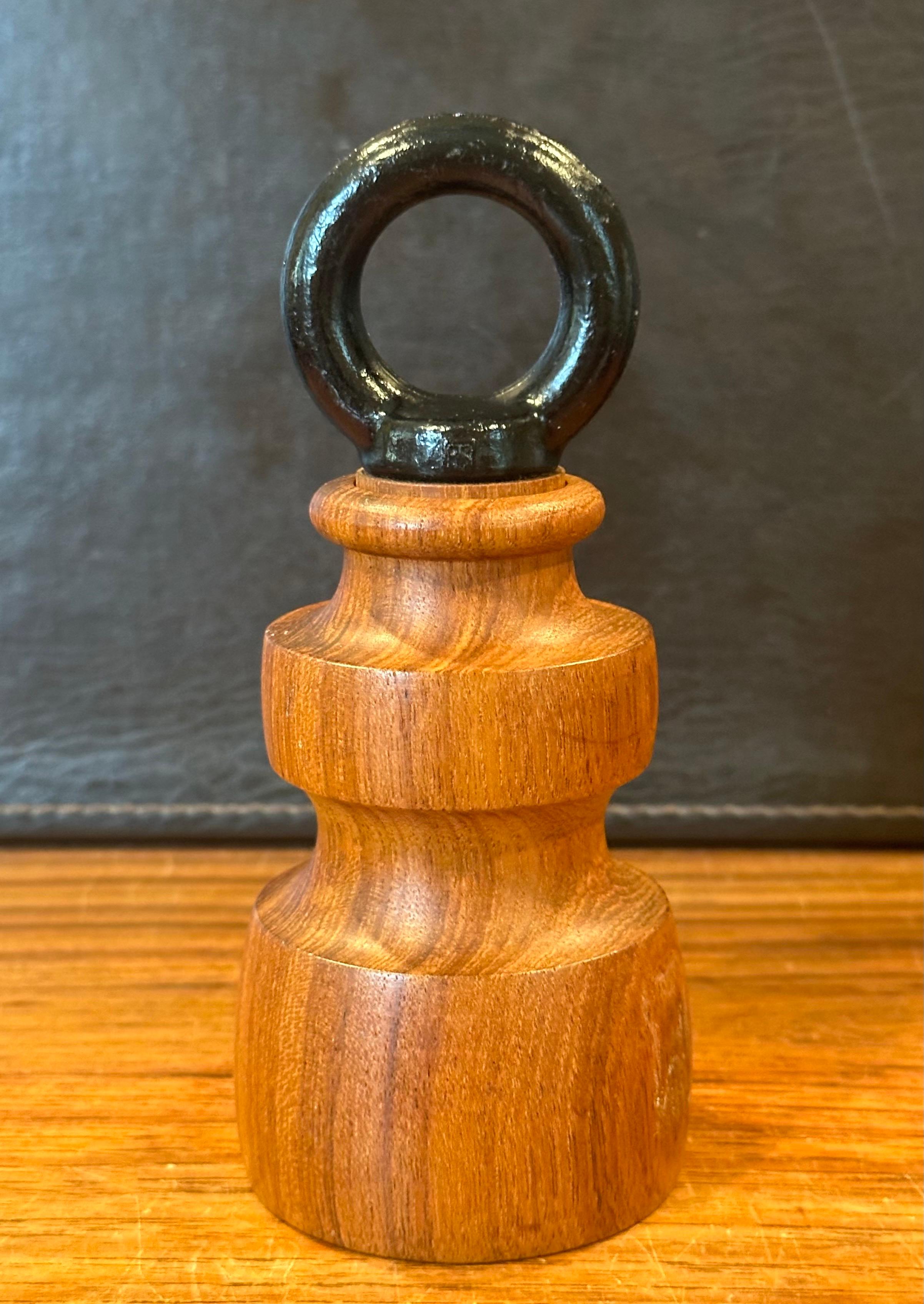 Collection of Six Danish Modern Teak Pepper Mills by Jens Quistgaard for Dansk For Sale 6