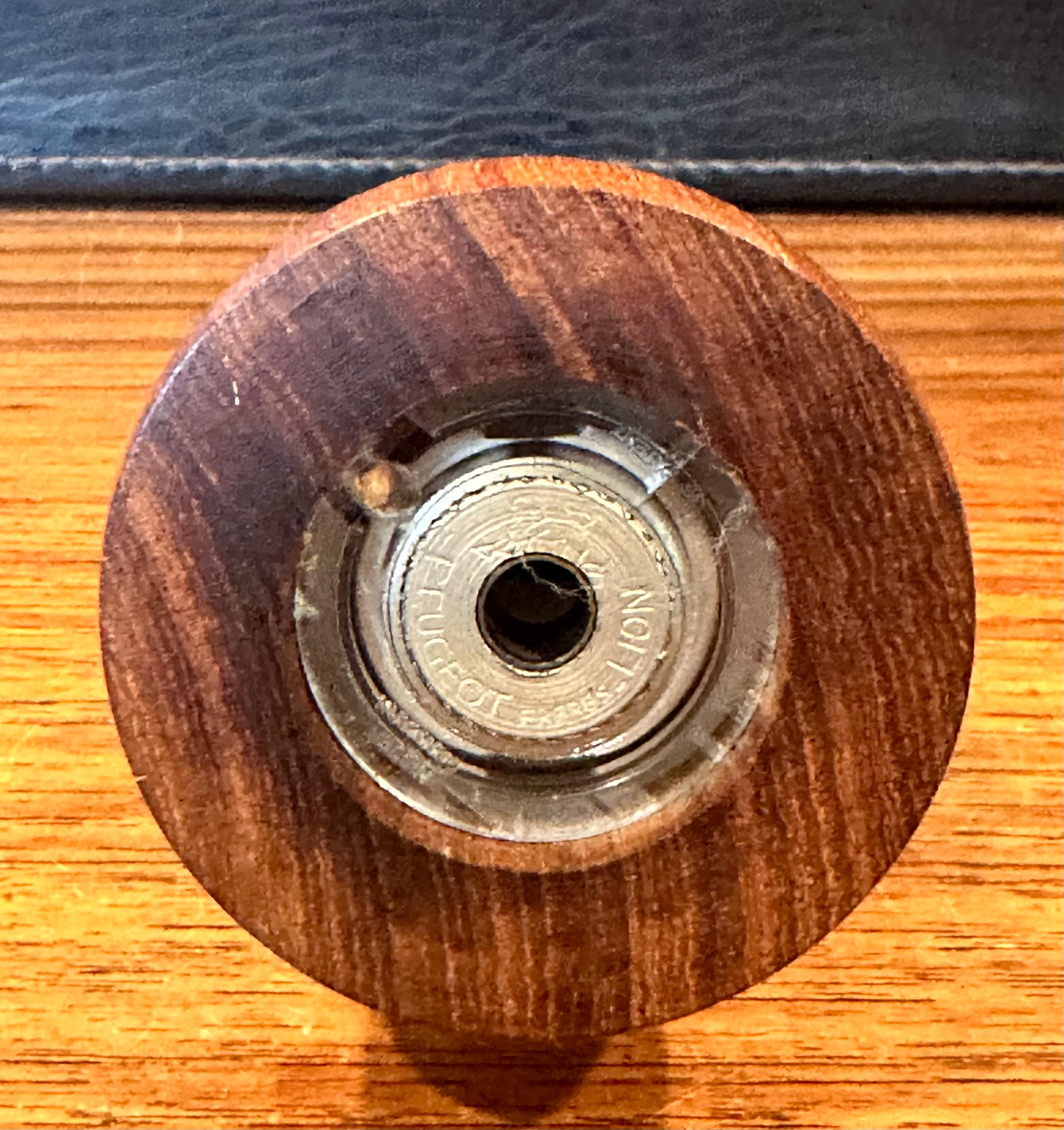 Collection of Six Danish Modern Teak Pepper Mills by Jens Quistgaard for Dansk For Sale 7