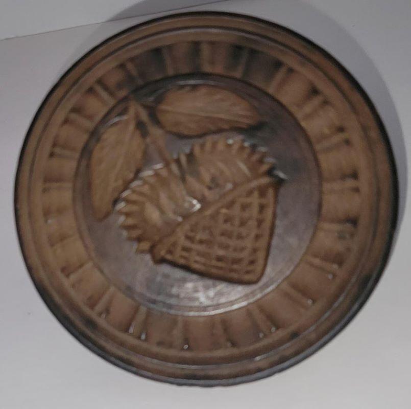 American Collection of Six Hand Carved Butter Stamps For Sale