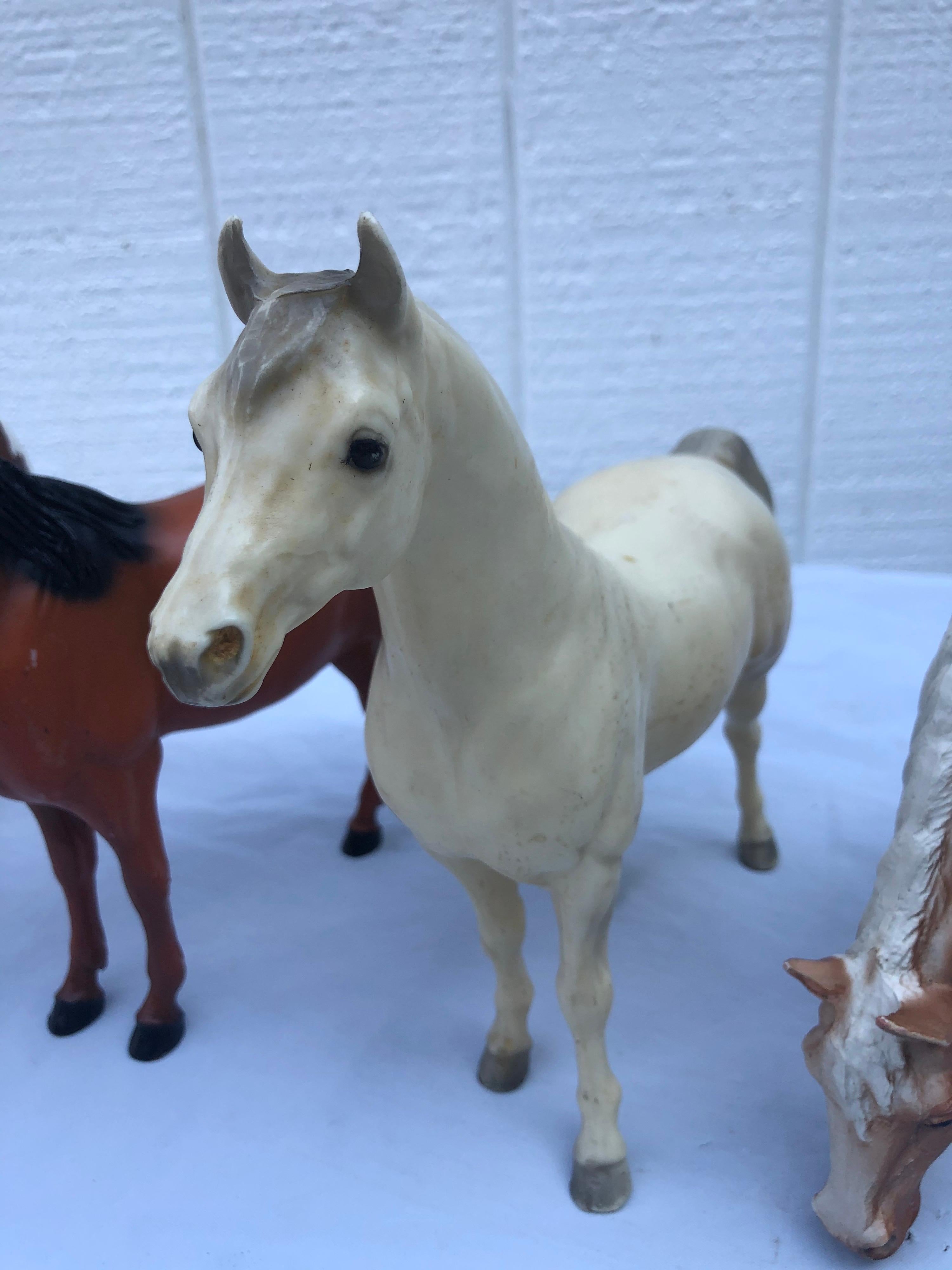 Collection of Six Large Vintage Breyer Horses 1