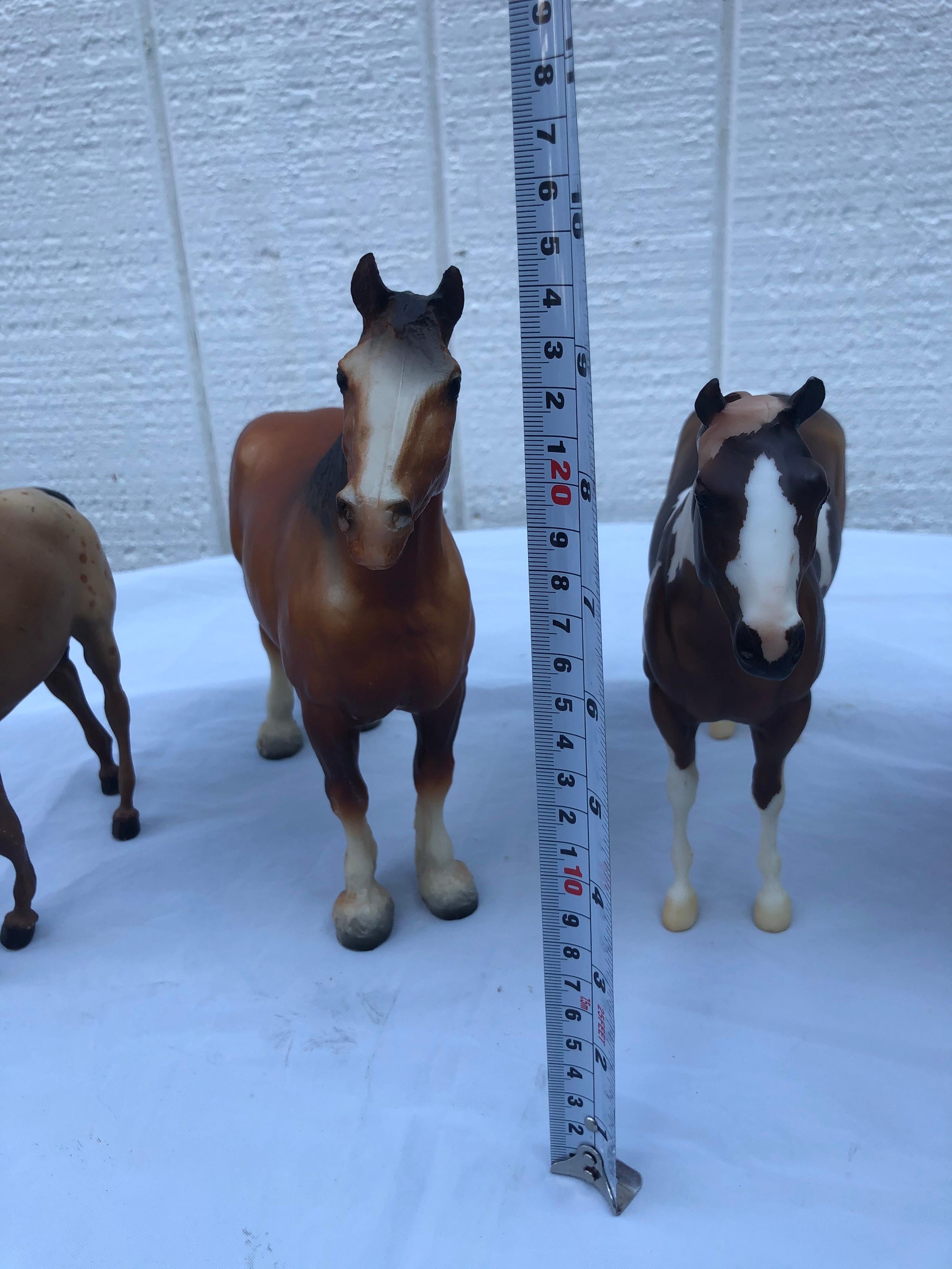 Collection of Six Large Vintage Breyer Horses 3