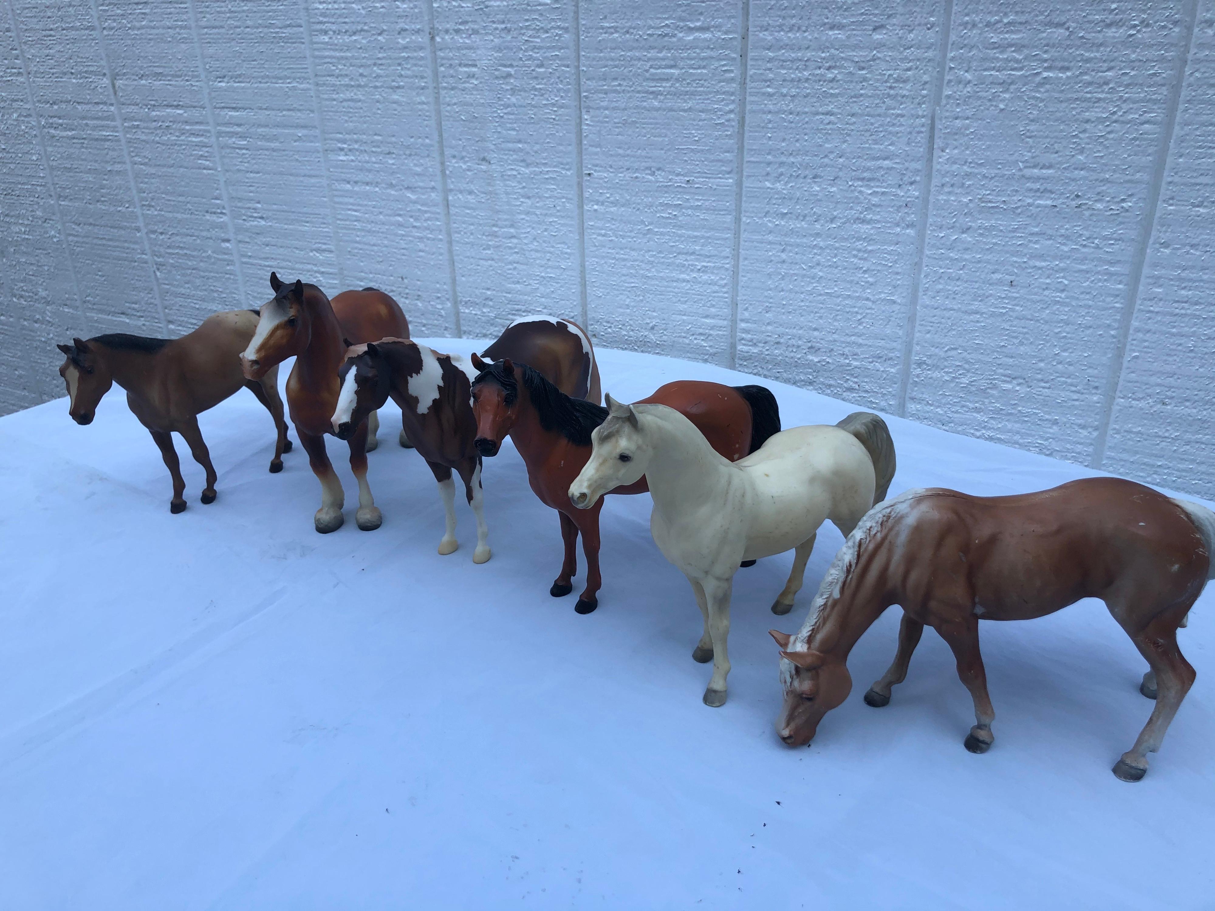 plastic horses large