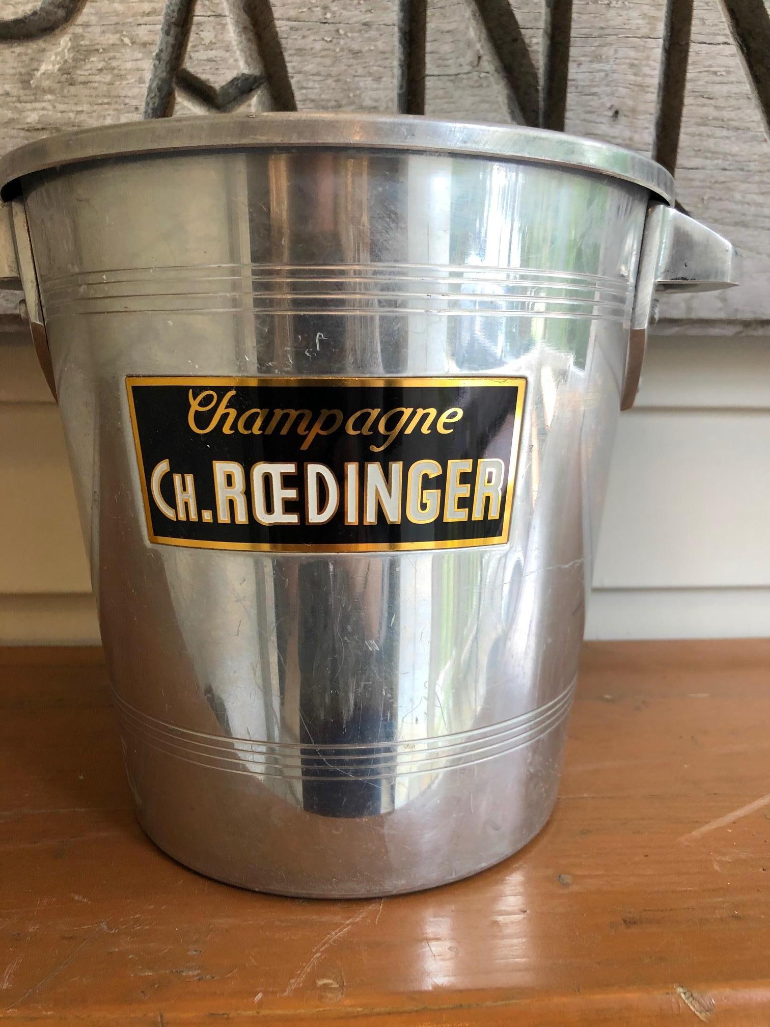 Collection of Six Marvelous Vintage Graphic Champagne Buckets Wine Coolers In Good Condition In Hopewell, NJ