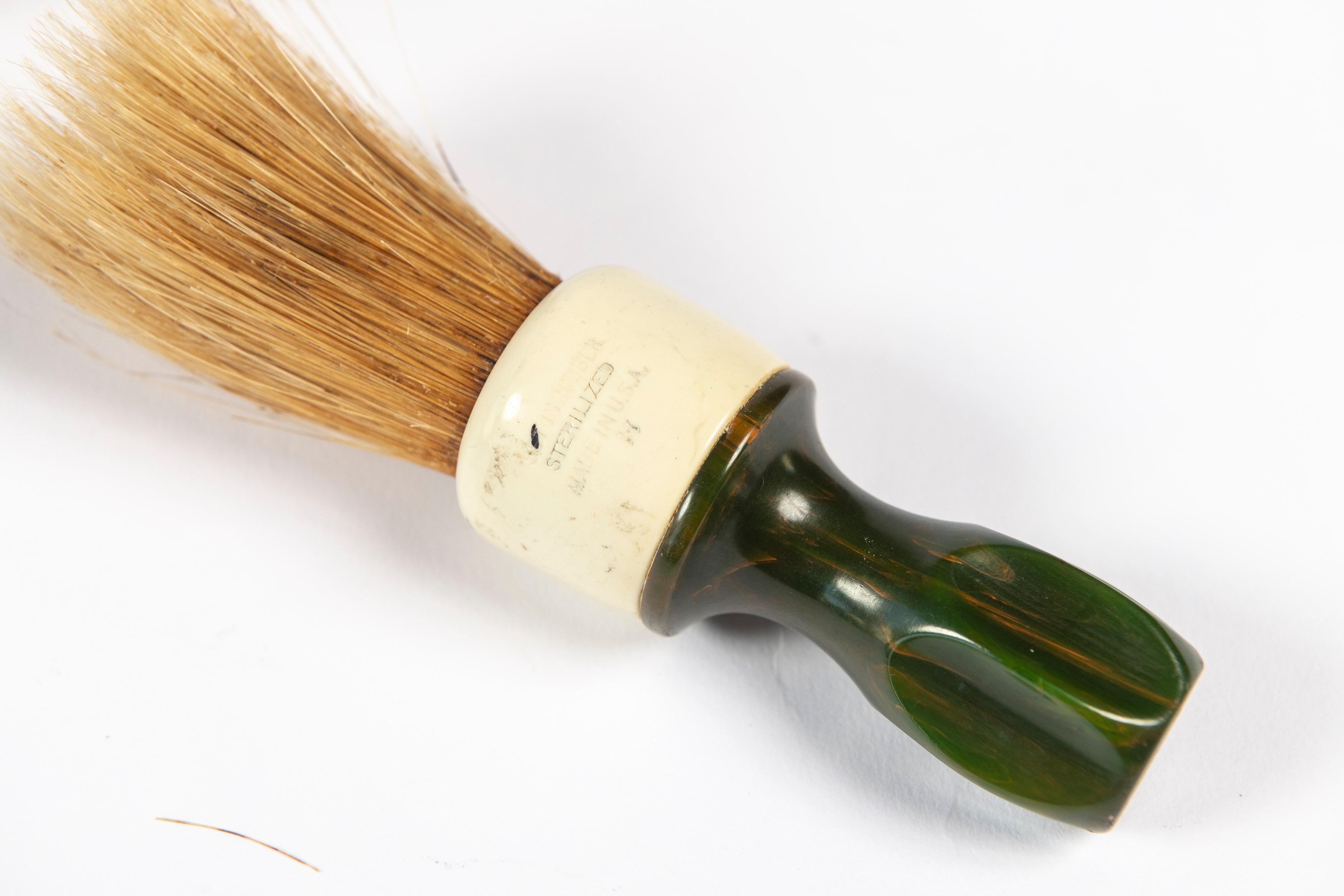 Collection of Six Unique Vintage Shaving Brushes at 1stDibs