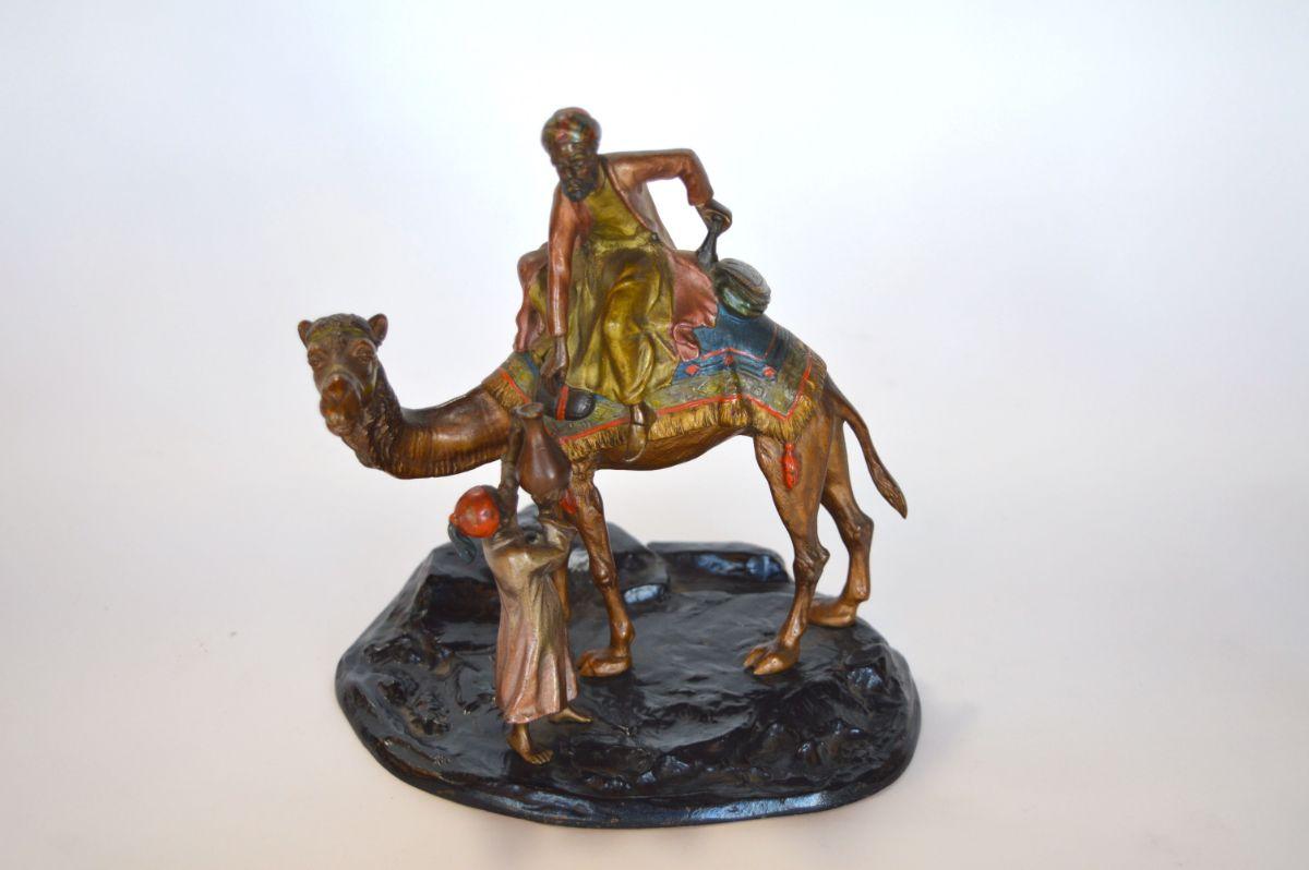 Collection of Six Vienna Bronze Arab Figurines by Franz Xaver Bergmann

Dimensions:
Smallest Figurine: 2