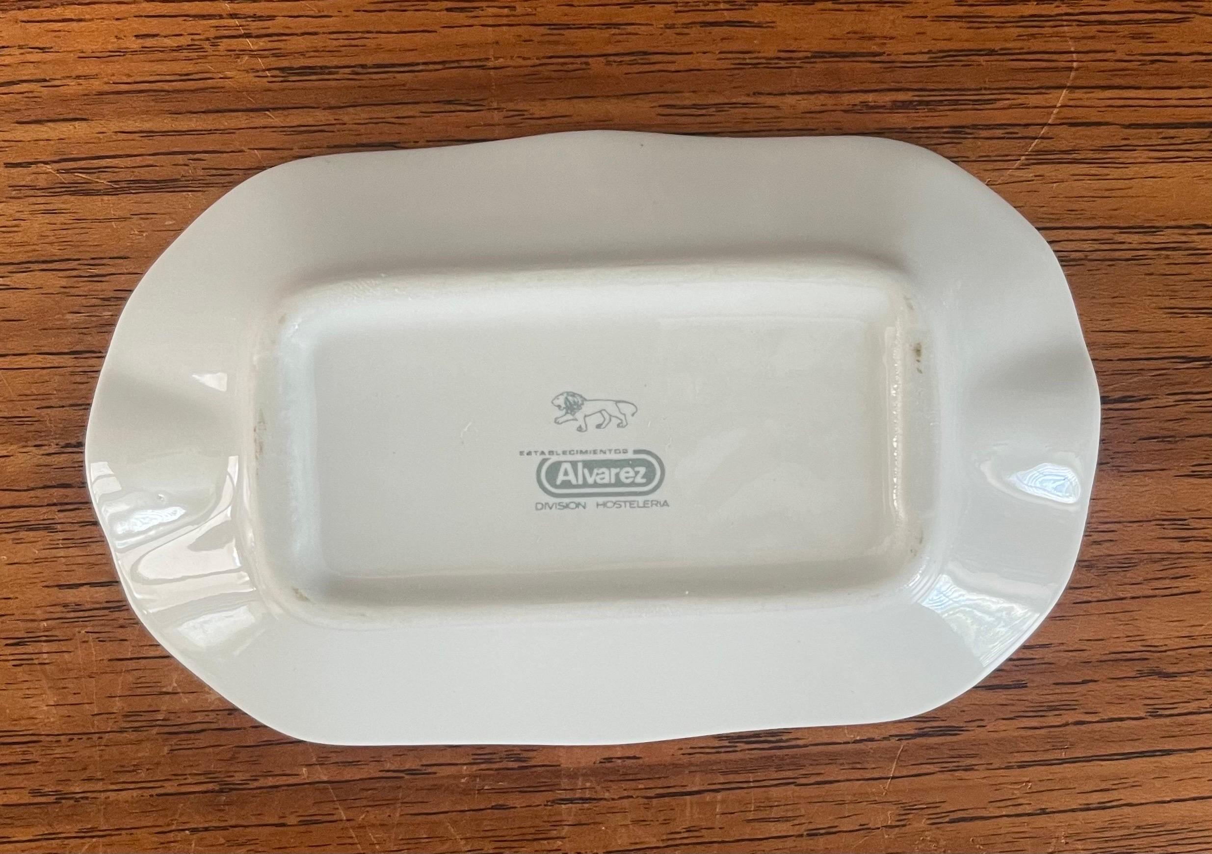 Collection of Six Vintage European Hotel Ashtrays 10