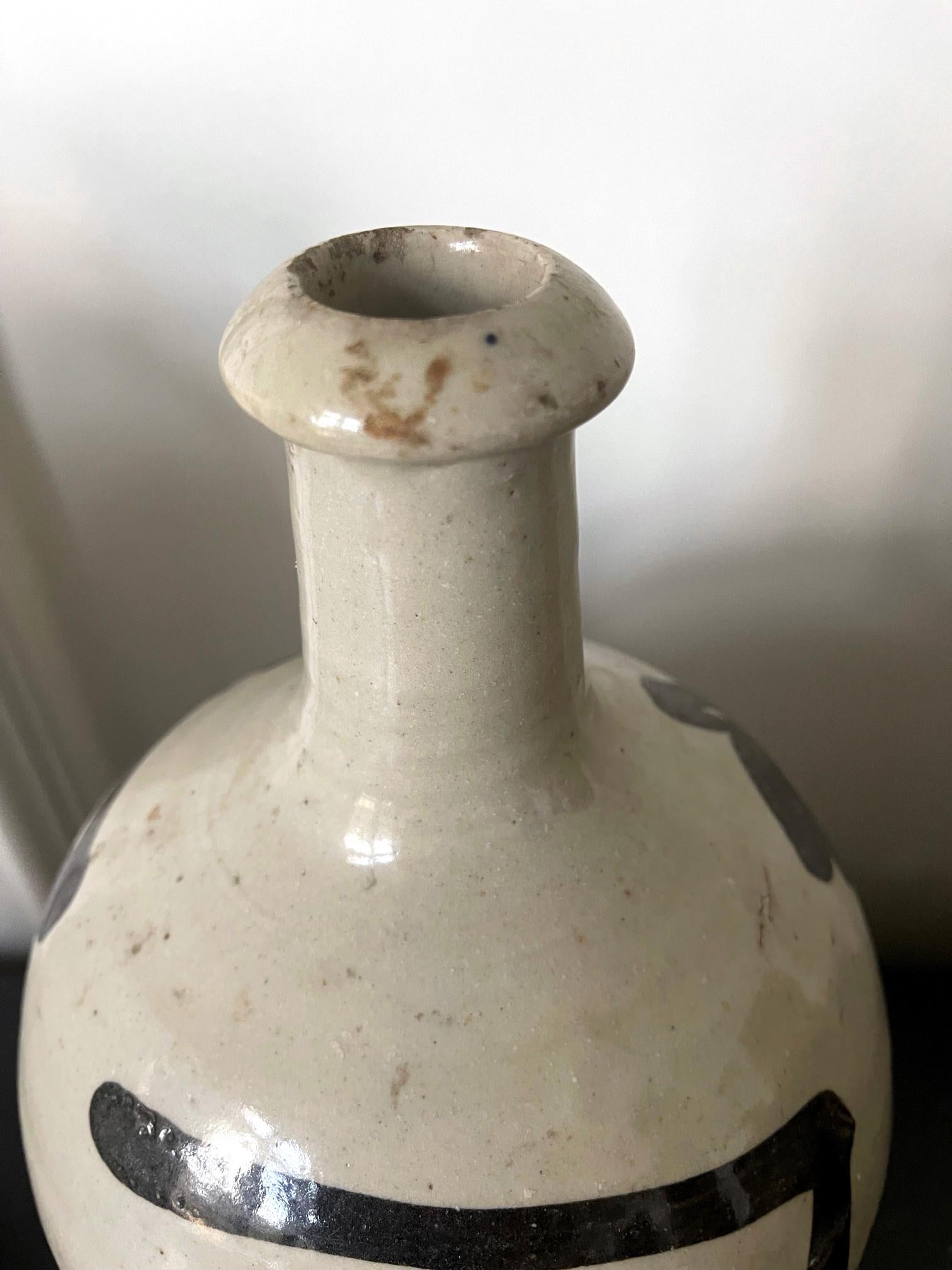 Collection of Six Vintage Japanese Ceramic Sake Bottle 11