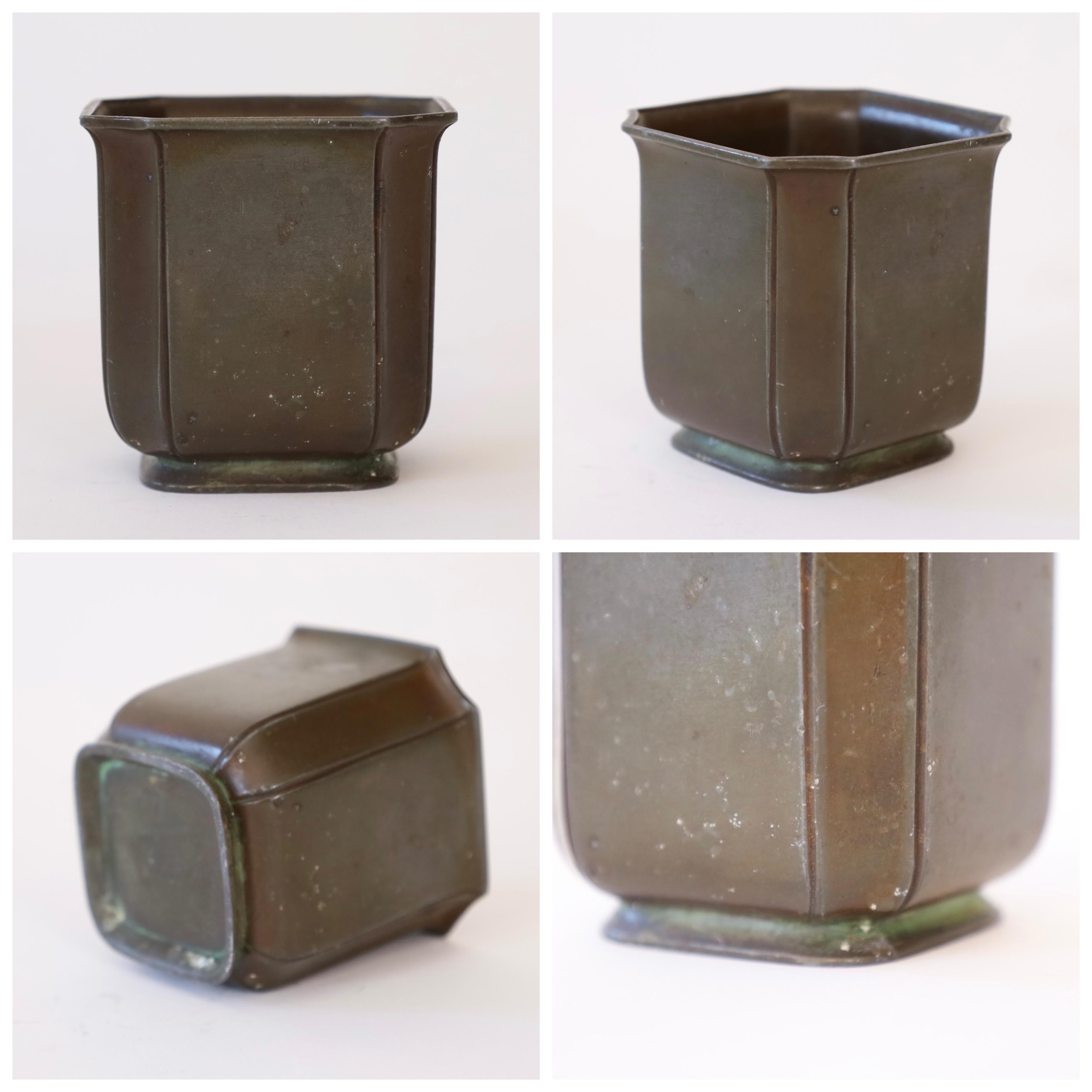 Collection of small art deco vases by Just Andersen, 1930s, Denmark For Sale 10