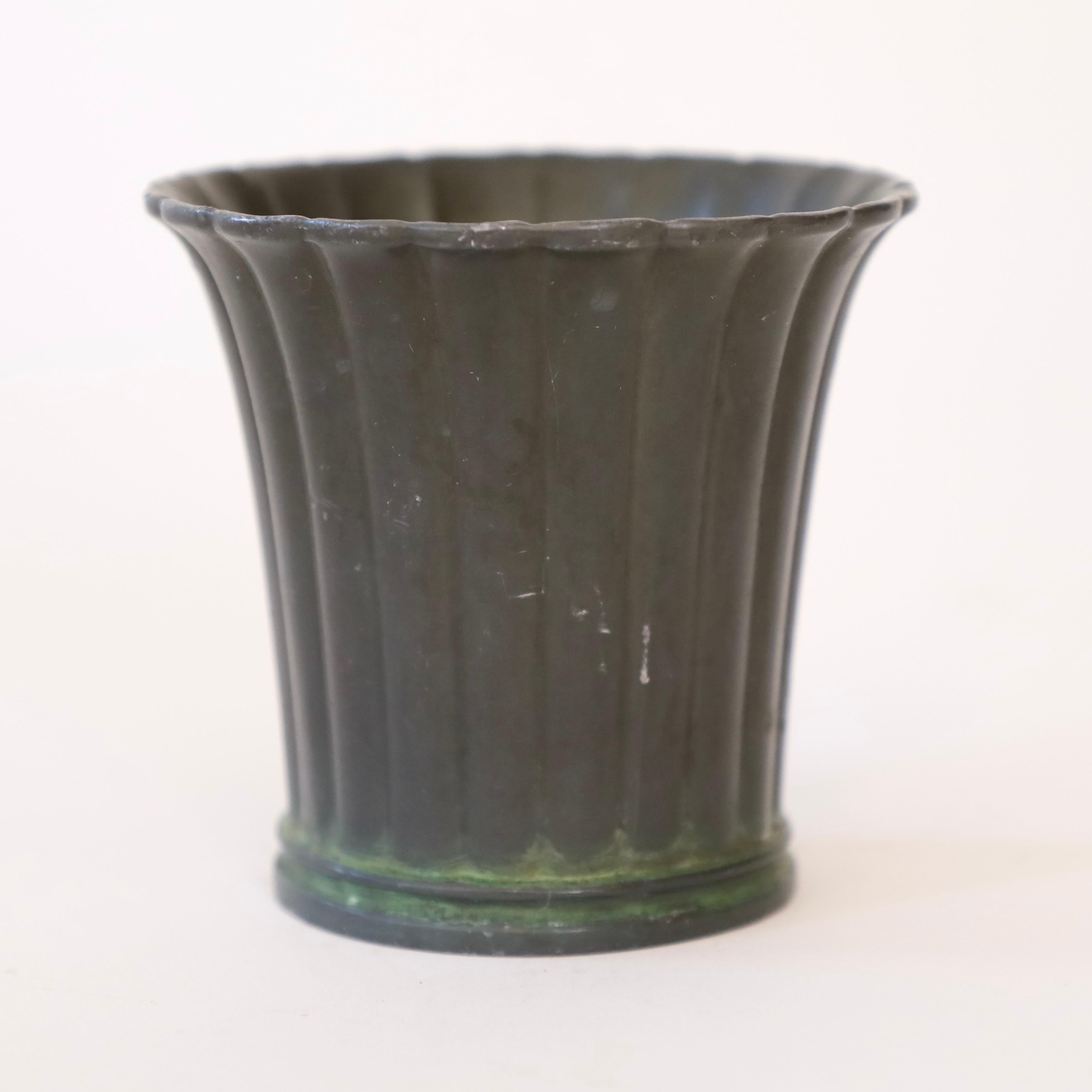 Collezione di piccoli vasi art déco di Just Andersen, anni '30, Danimarca in vendita 1