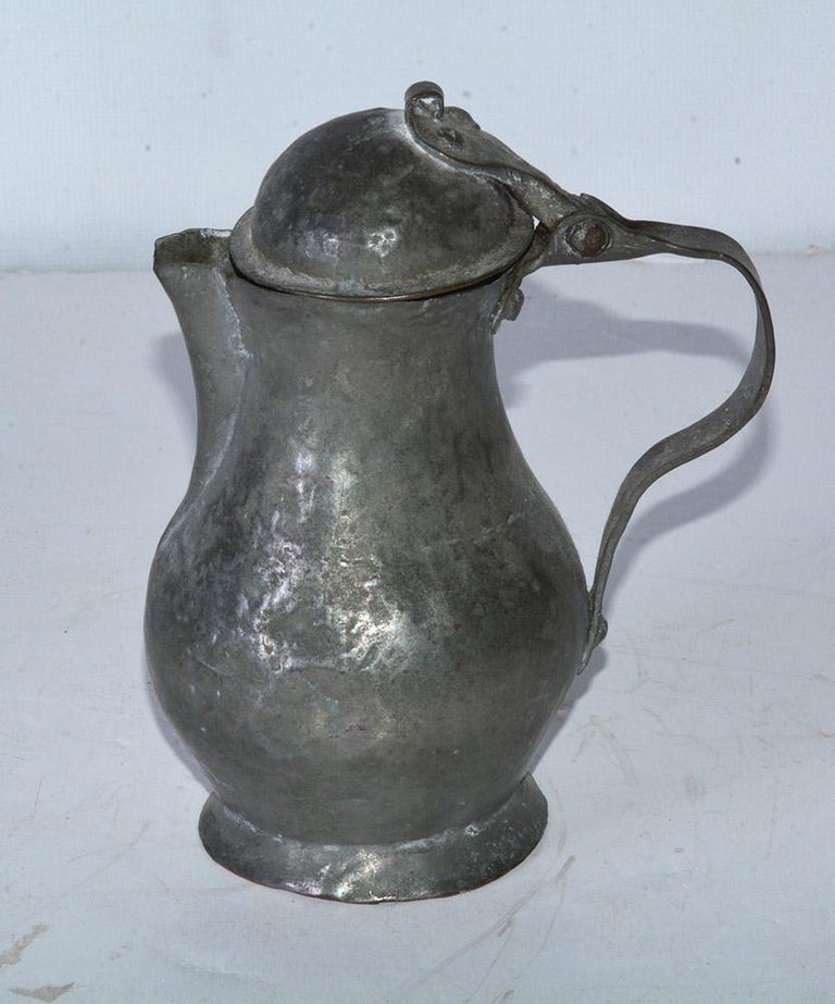 Collection of Small Early Pewter Cups and Jugs For Sale at 1stDibs