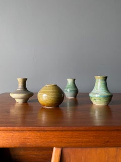 Collection of Studio Pottery Signed Weed Pots, circa 1980