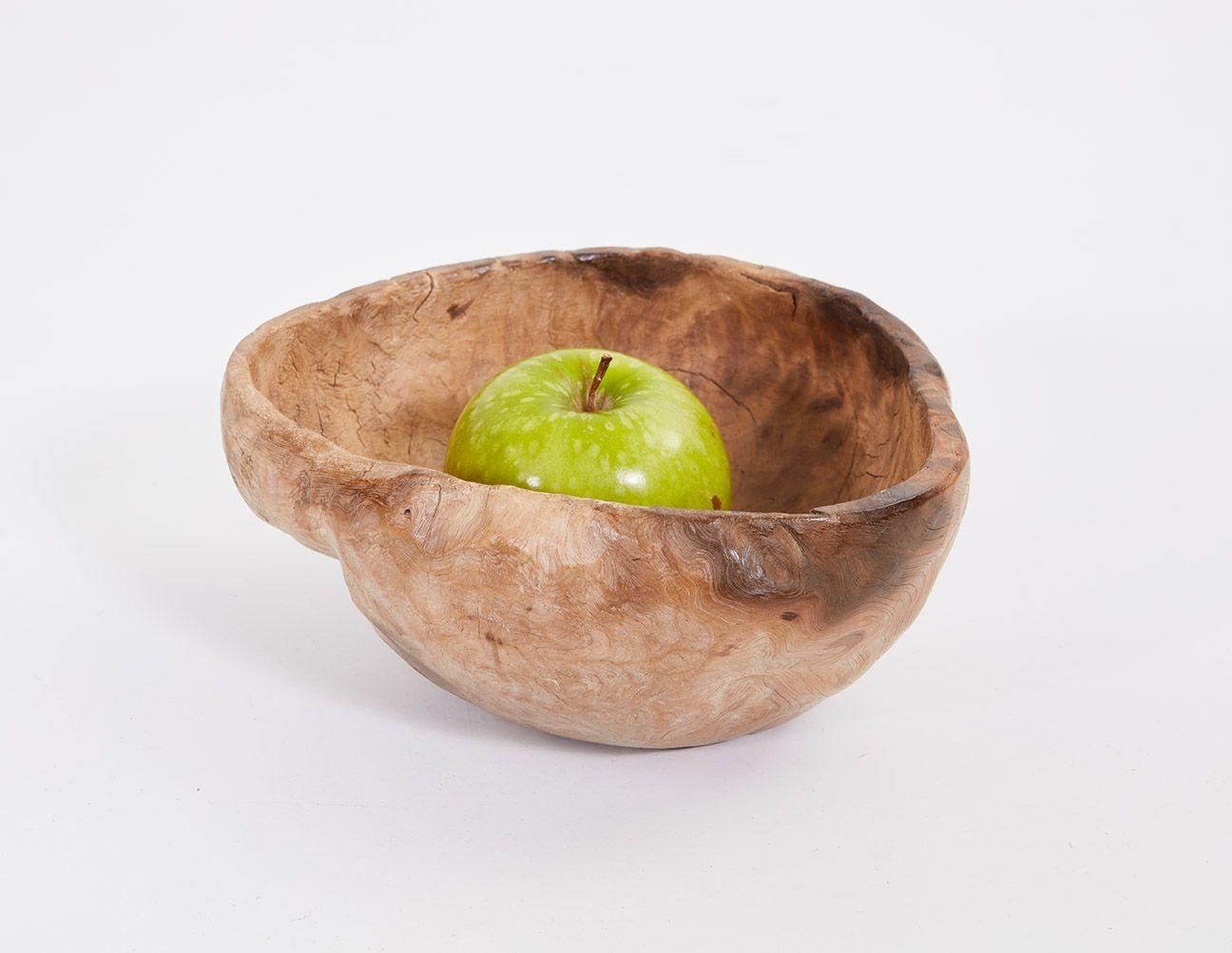 Hand-Carved Collection of Swedish Dug Out Bowls For Sale