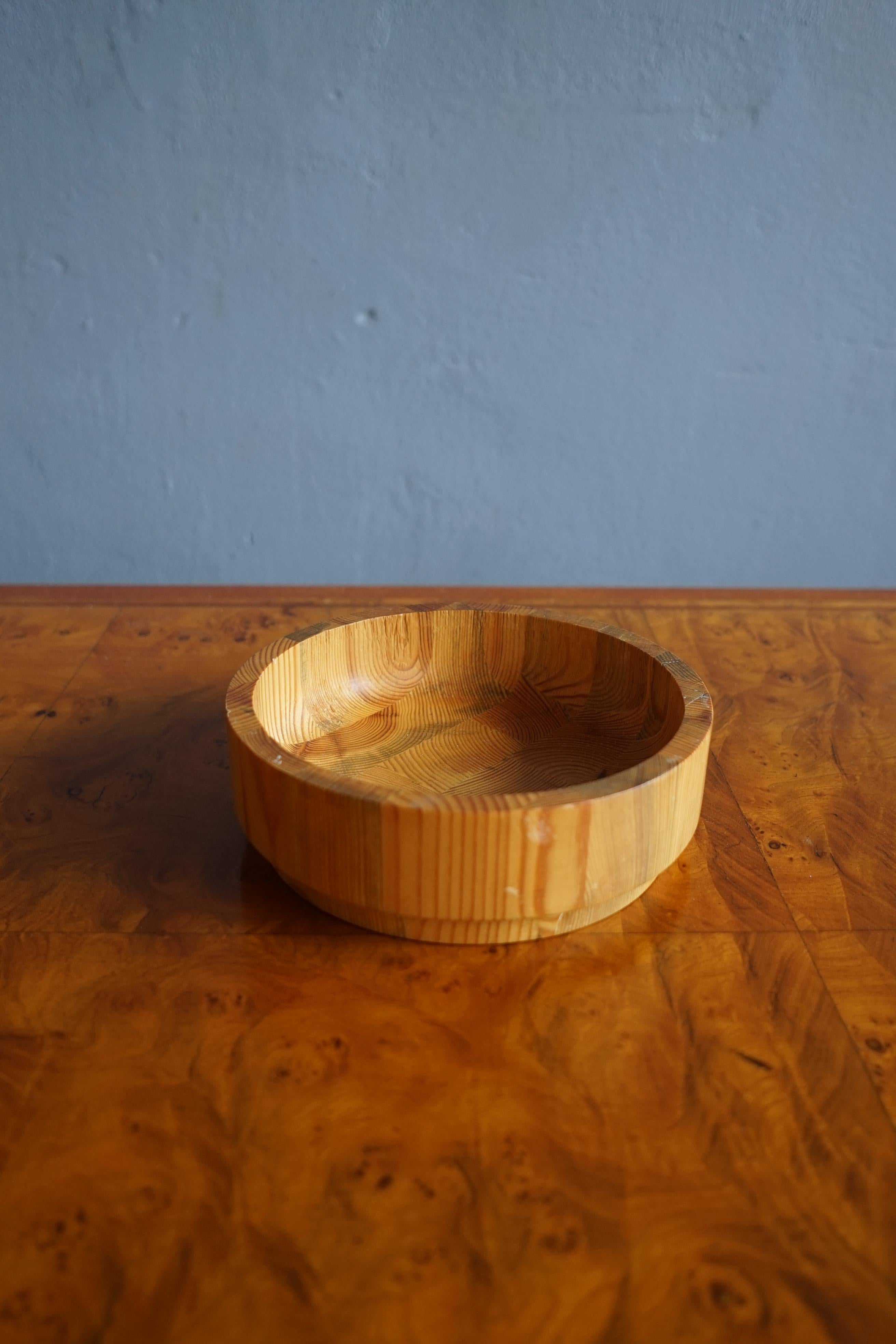 Pine Collection of Swedish wooden pine bowls and dishes 1960’s