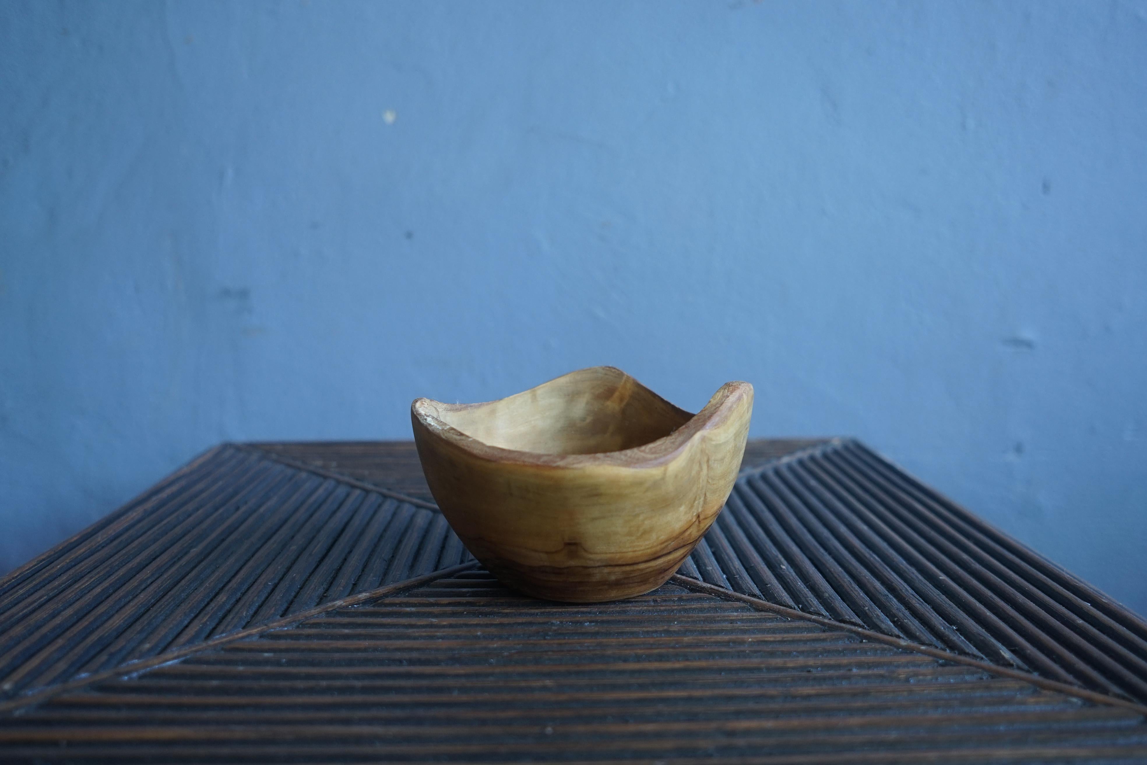 Collection of Swedish’s organic wooden bowl, 1940’s In Good Condition For Sale In Valby, 84