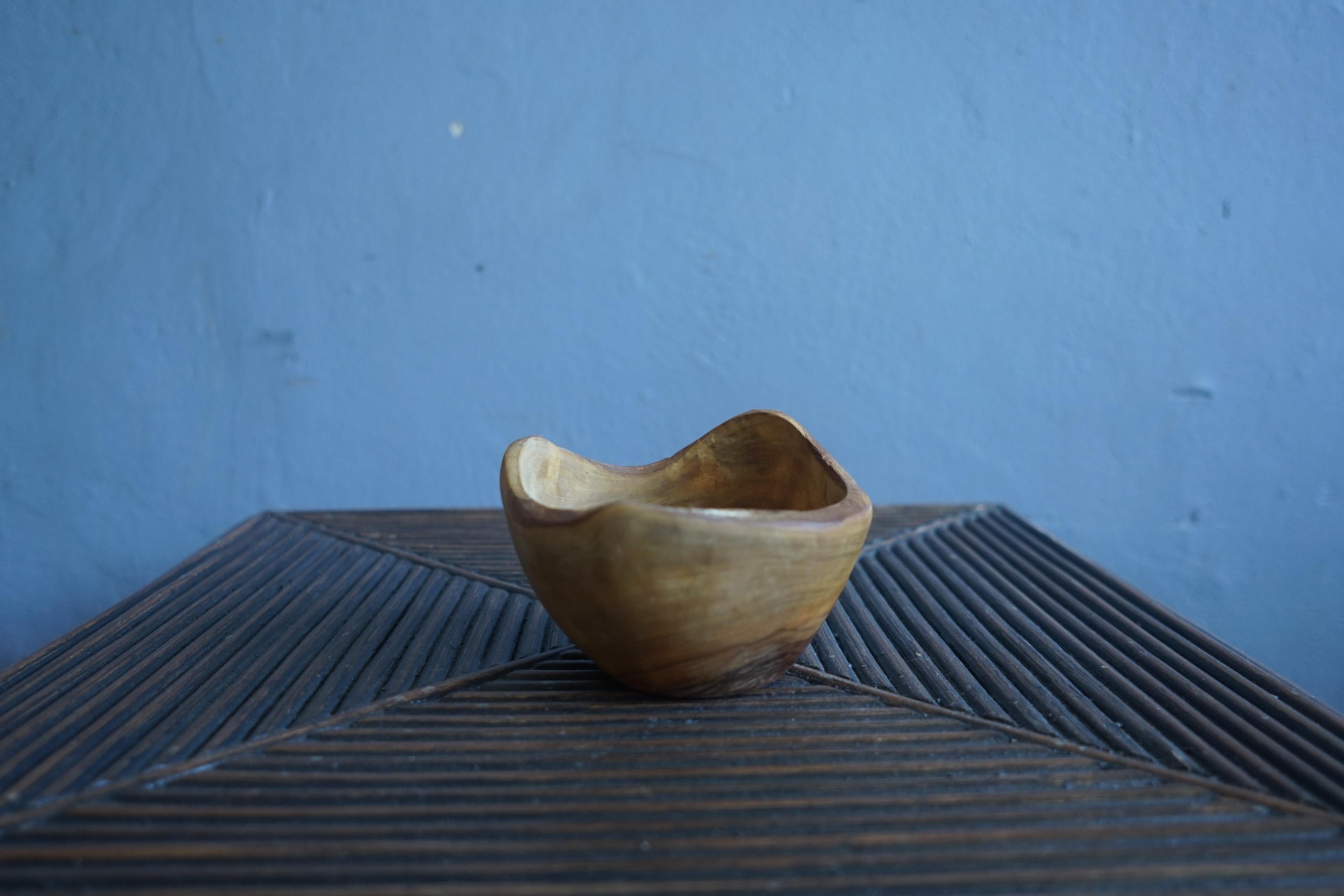 Mid-20th Century Collection of Swedish’s organic wooden bowl, 1940’s For Sale