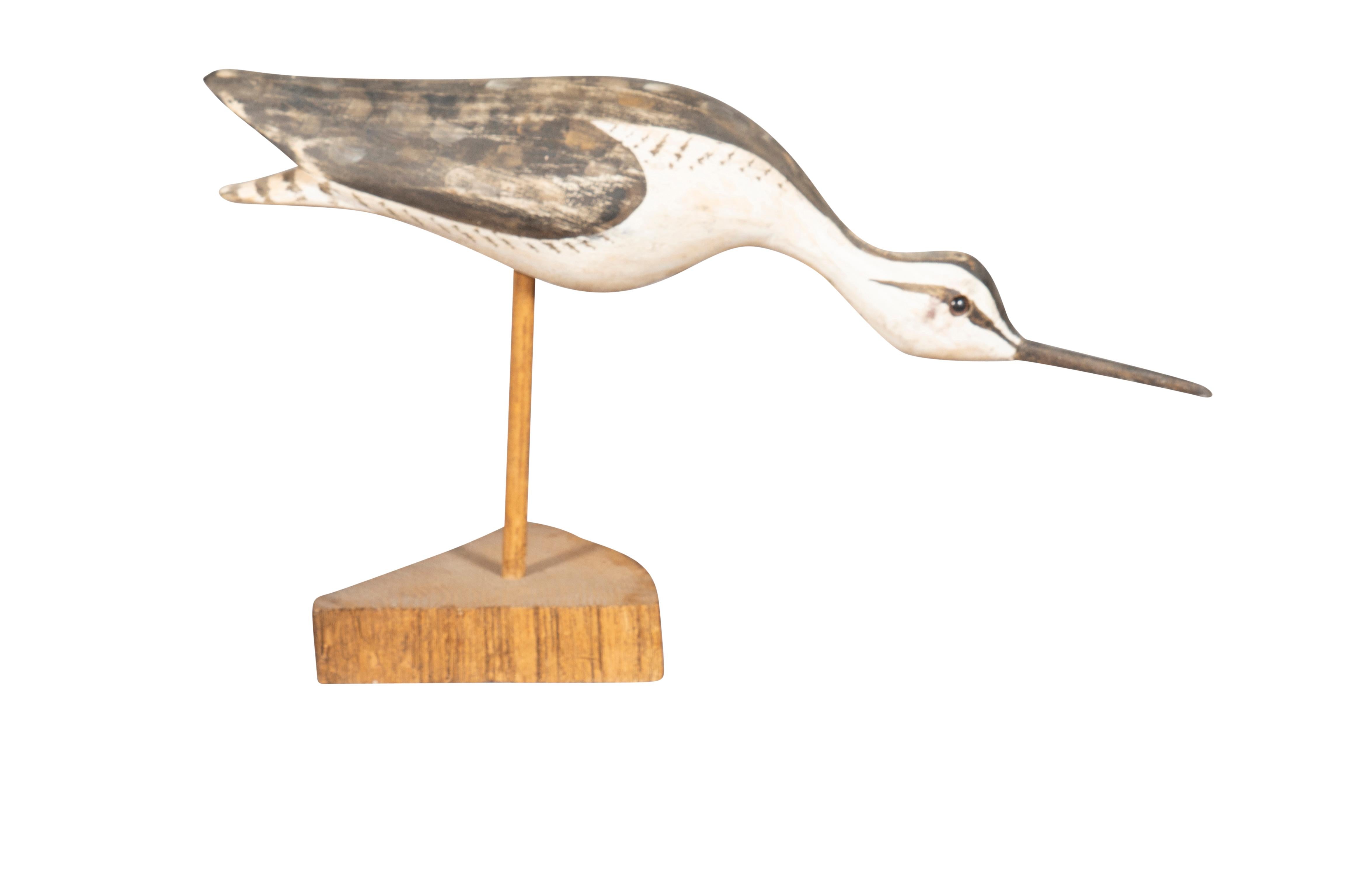 Kollektion von zehn geschnitzten Shore-Vogeln von William E Kirkpatrick 3