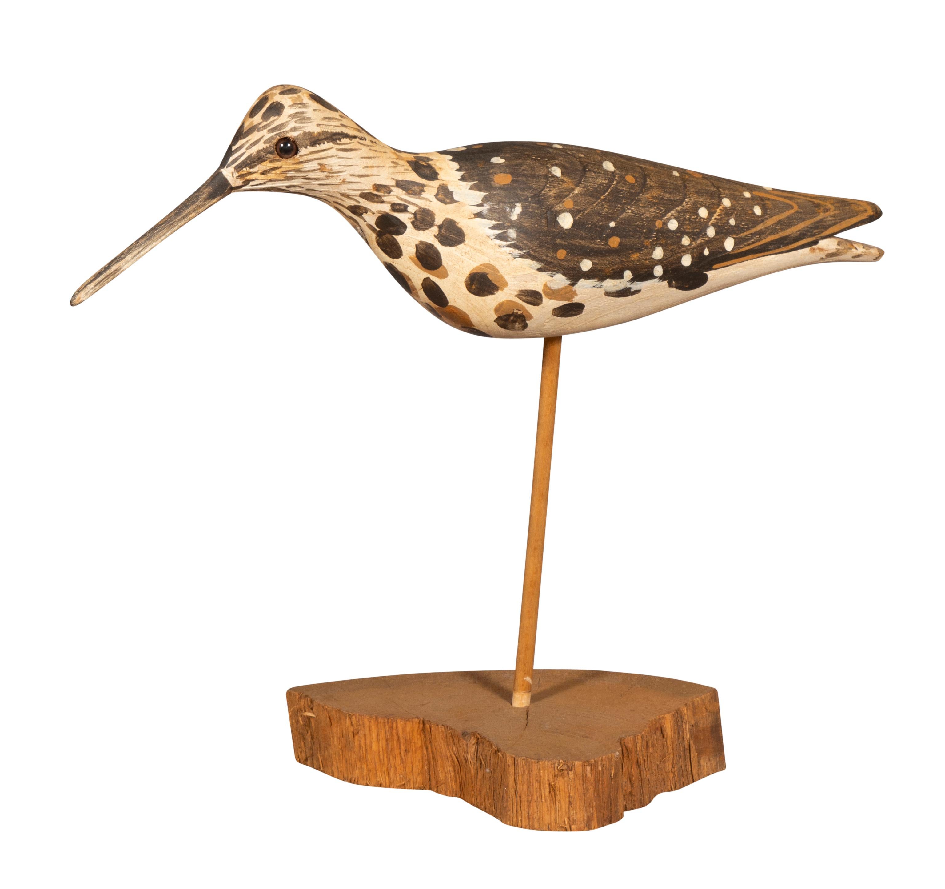 Kollektion von zehn geschnitzten Shore-Vogeln von William E Kirkpatrick 4