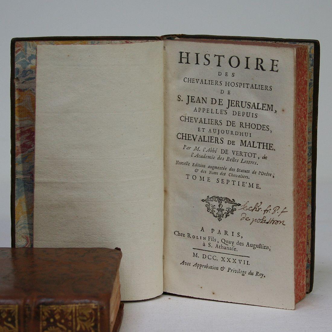 Collection of Ten French 18th Century Leather Books 10