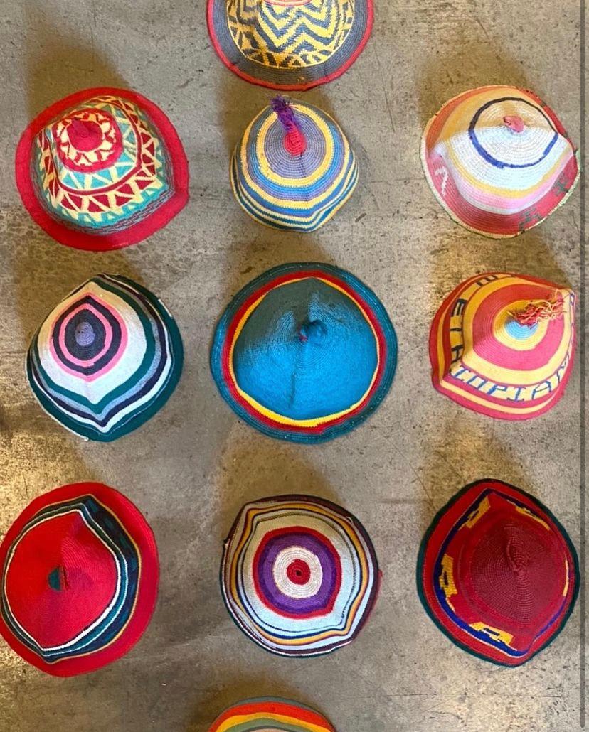 Collection of Thirteen Traditional Dorze Hats,  Ethiopia In Good Condition In London, GB