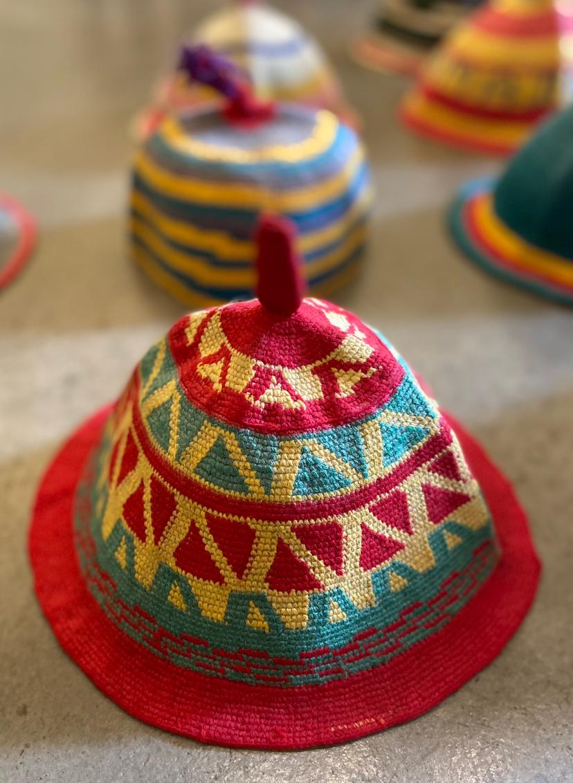 20th Century Collection of Thirteen Traditional Dorze Hats,  Ethiopia