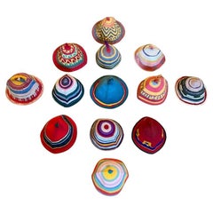 Collectional di tredici cappelli Dorze tradizionali,  Etiopia