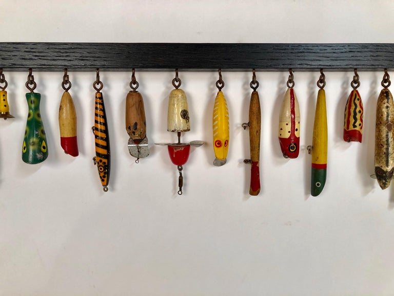 Hand Made Giant Fishing Lure Wall Hanging Decor by Atkinson Art and Customs