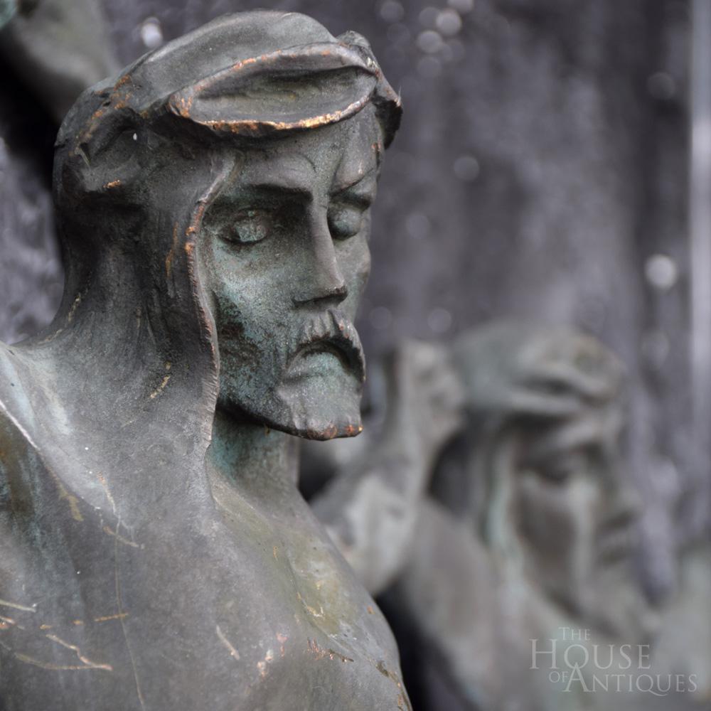 Collection of three 19th century bronze Corpus Christi forms
We are proud to offer a collection of 3 cast bronze late 19th century Corpus Christi forms. Obtained from a church auction in the South of France earlier this month. These items are
