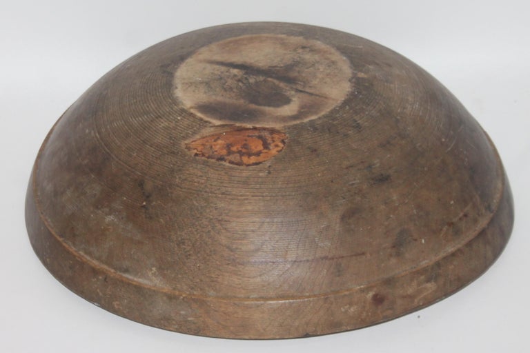 Wood Collection of Three 19th Century Butter Bowls For Sale