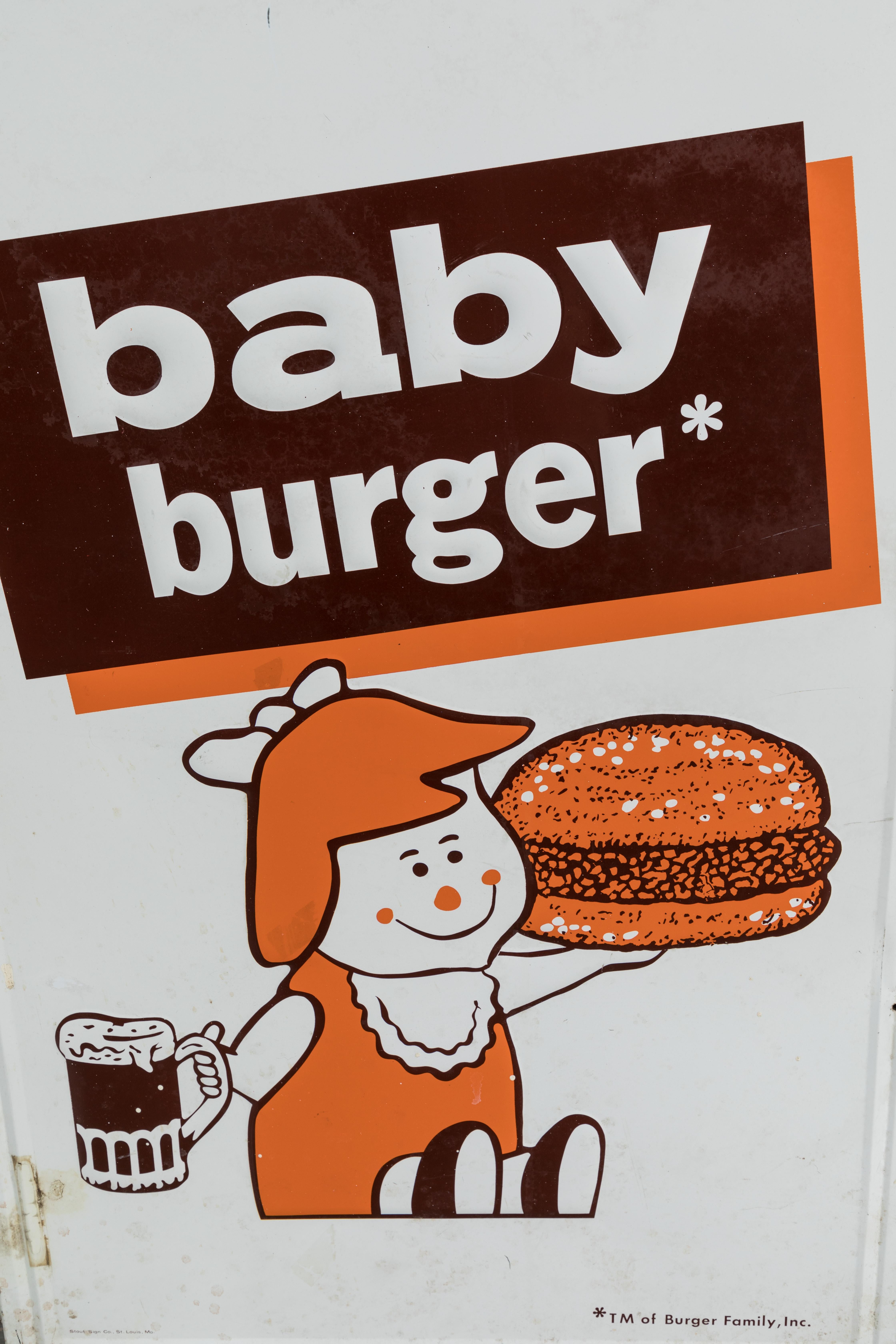 Mid-20th Century Collection of Three A&W Drive-In Rootbeer Burger Signs