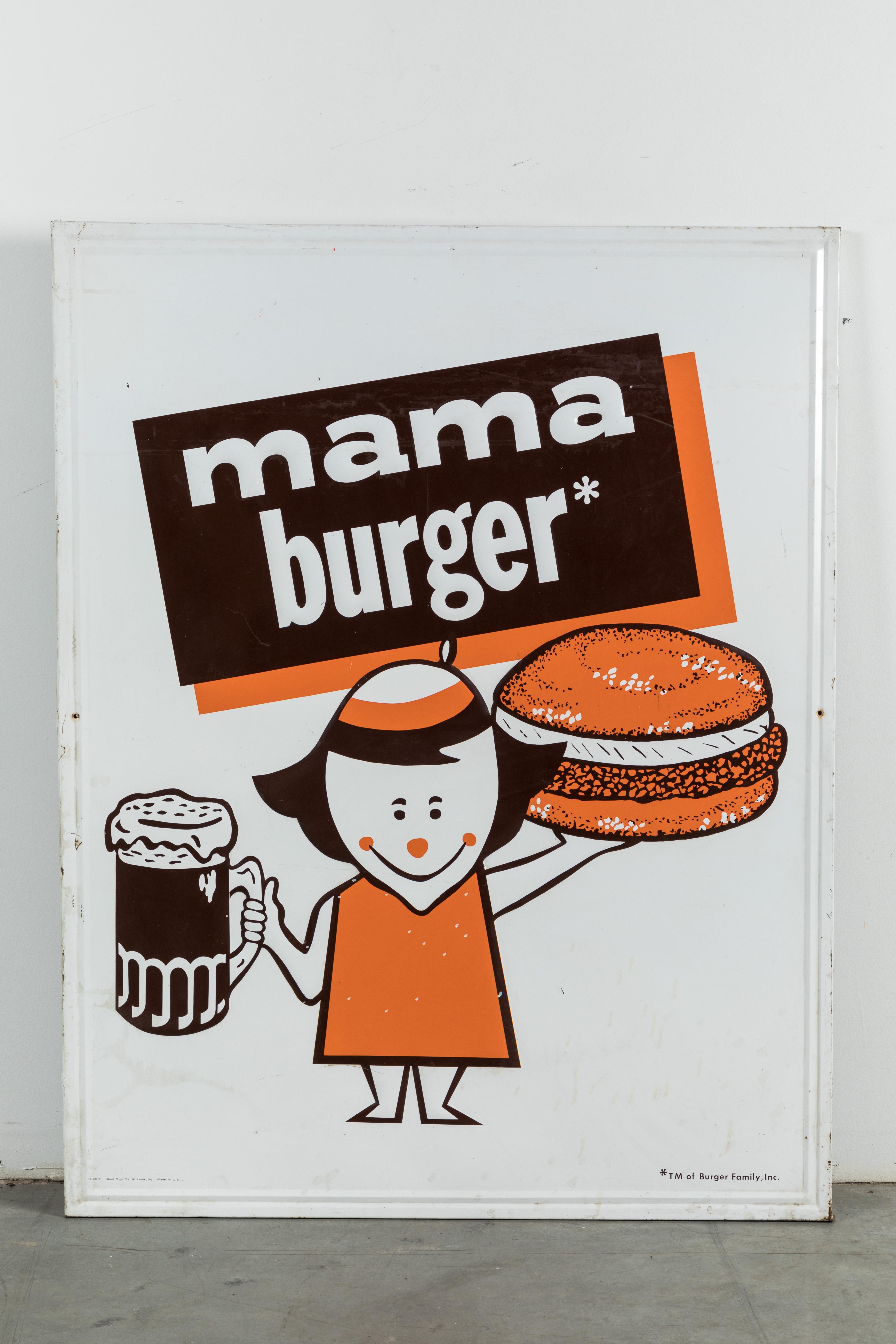 Collection of Three A&W Drive-In Rootbeer Burger Signs 1