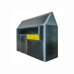 Collection of Three Barn House Structures by Jim Rose, Welded Salvaged Steel