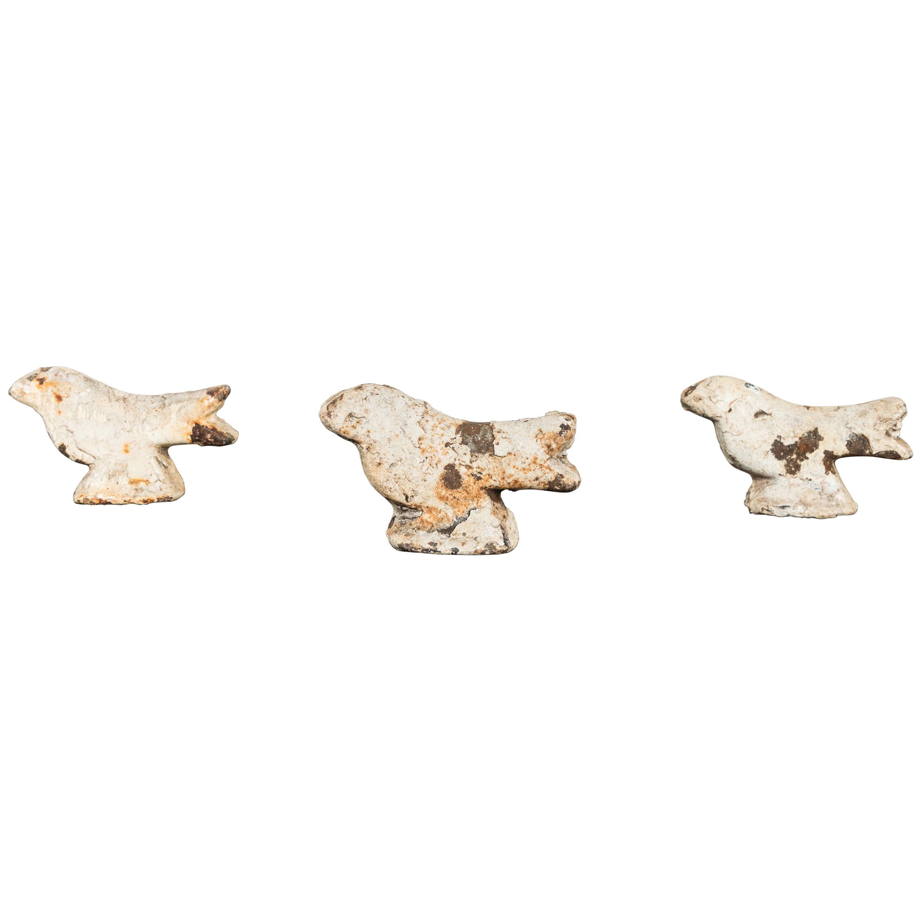 Collezione di tre uccelli da tiro al bersaglio della galleria di Carnevale