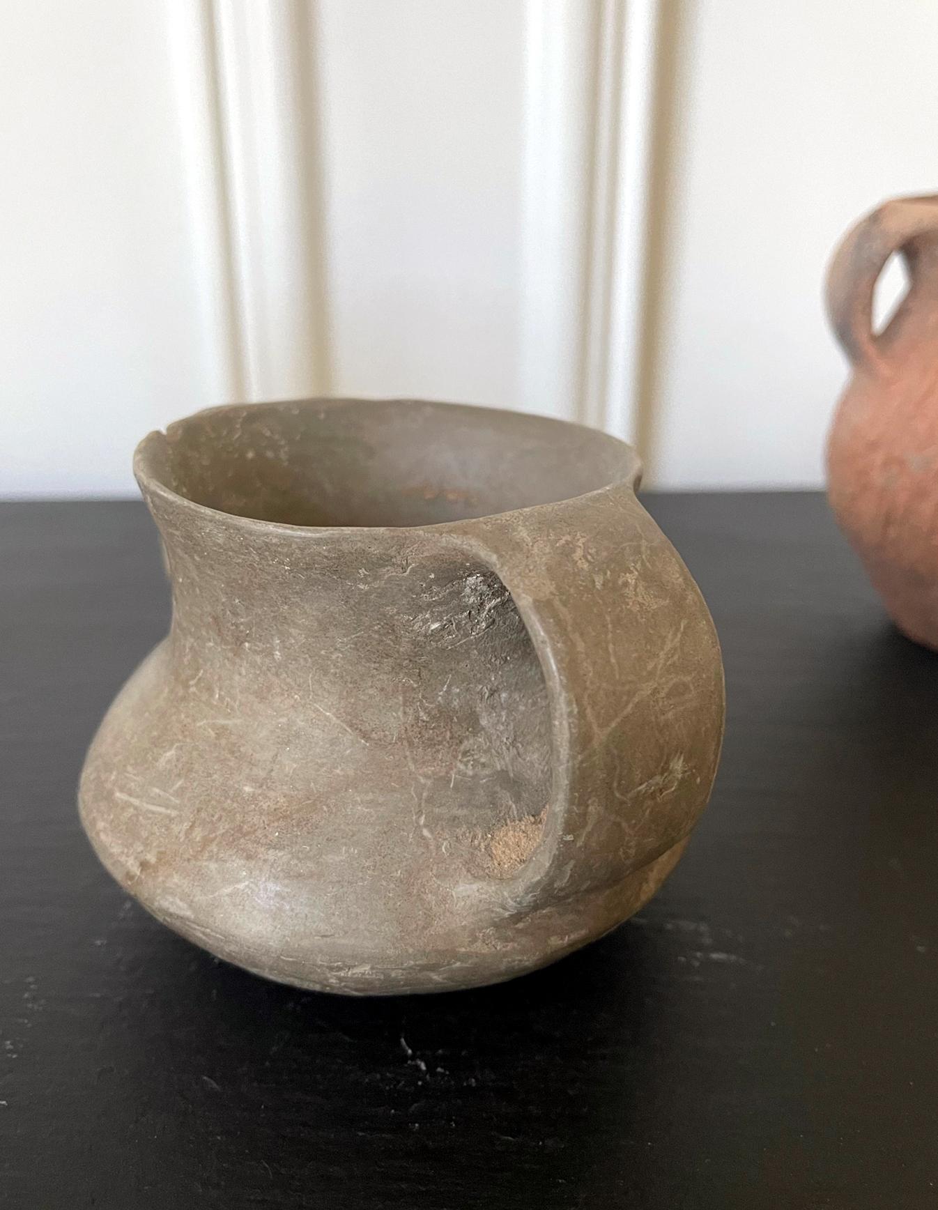 Ceramic Collection of Three Chinese Neolithic Pottery For Sale