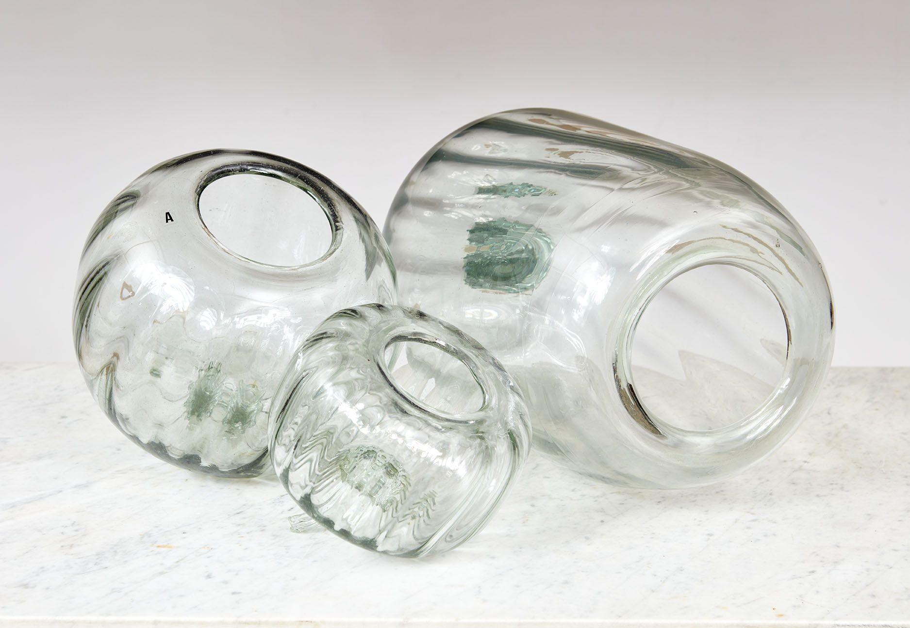 Collection'S di tre zucche di vetro in vendita 5